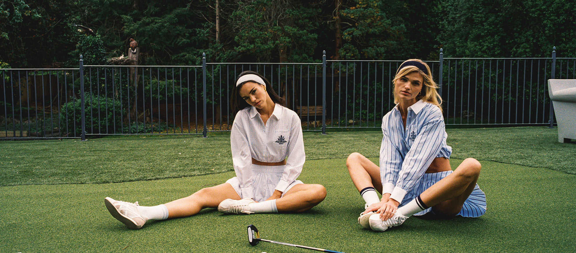 The "Old Money" Court: Modernizing the Country Club Aesthetic.