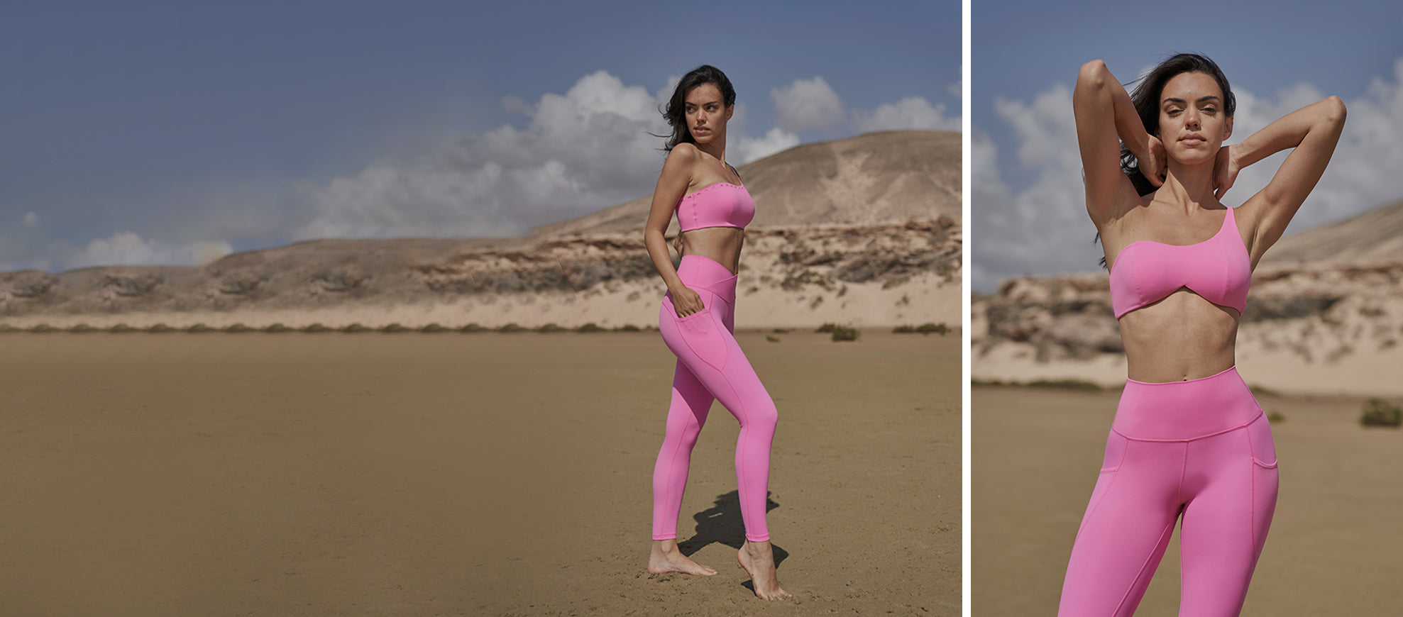 WISKII Active's Pink Hollywood Series: Yoga Wardrobe Essential.