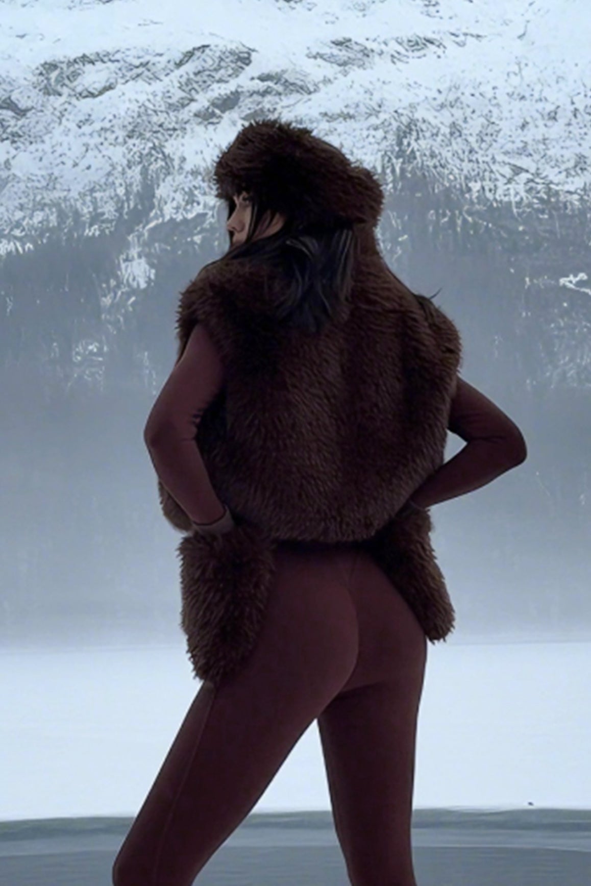 Alpine Cloud Faux Fur Vest