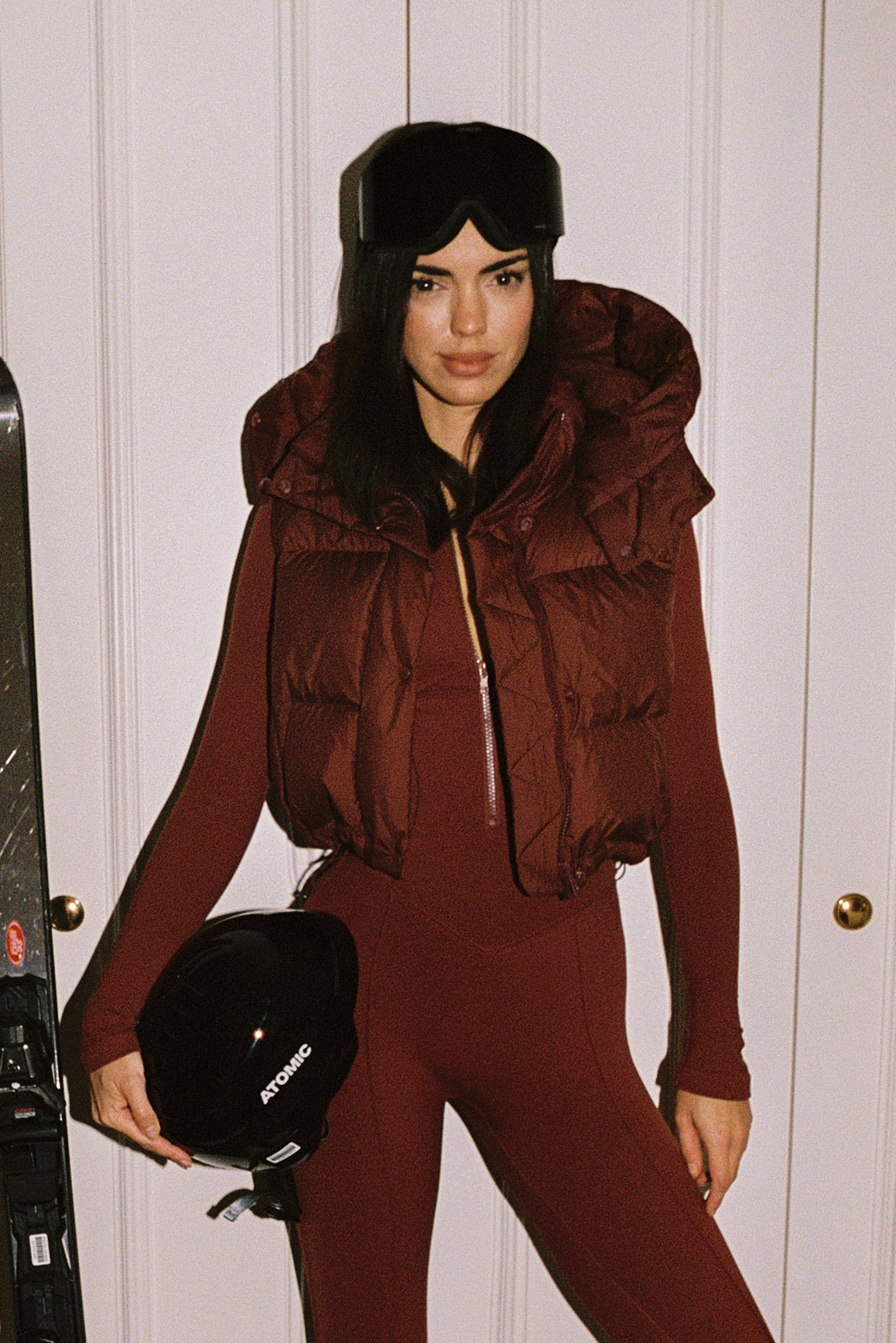 WISKII Cropped Convert Down Jacket