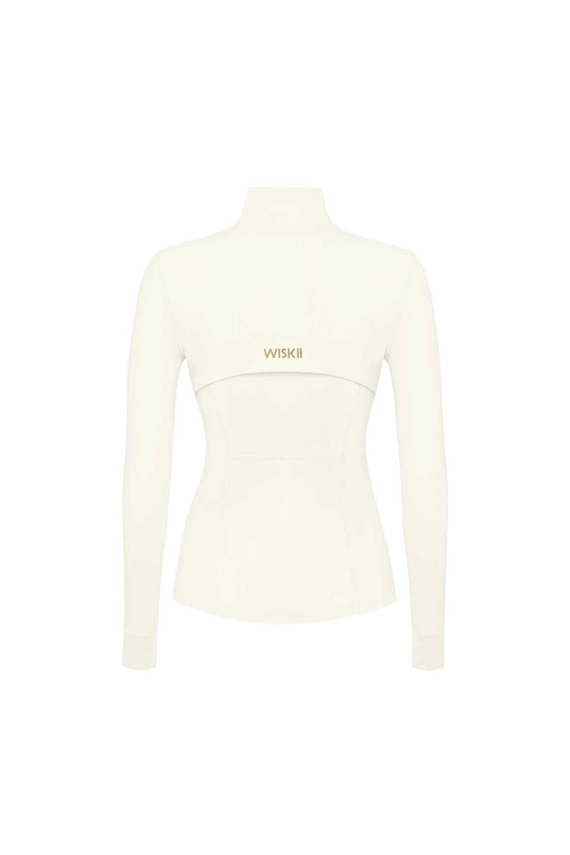 WISKII double zip slim fit active jacket in black, featuring a hood, front zippers, and sporty design, ideal for activewear.