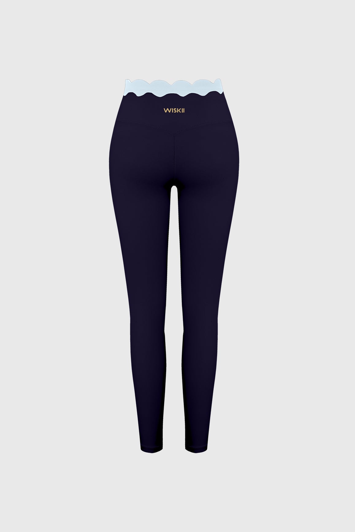 Scallop Contrast Scrunch Legging