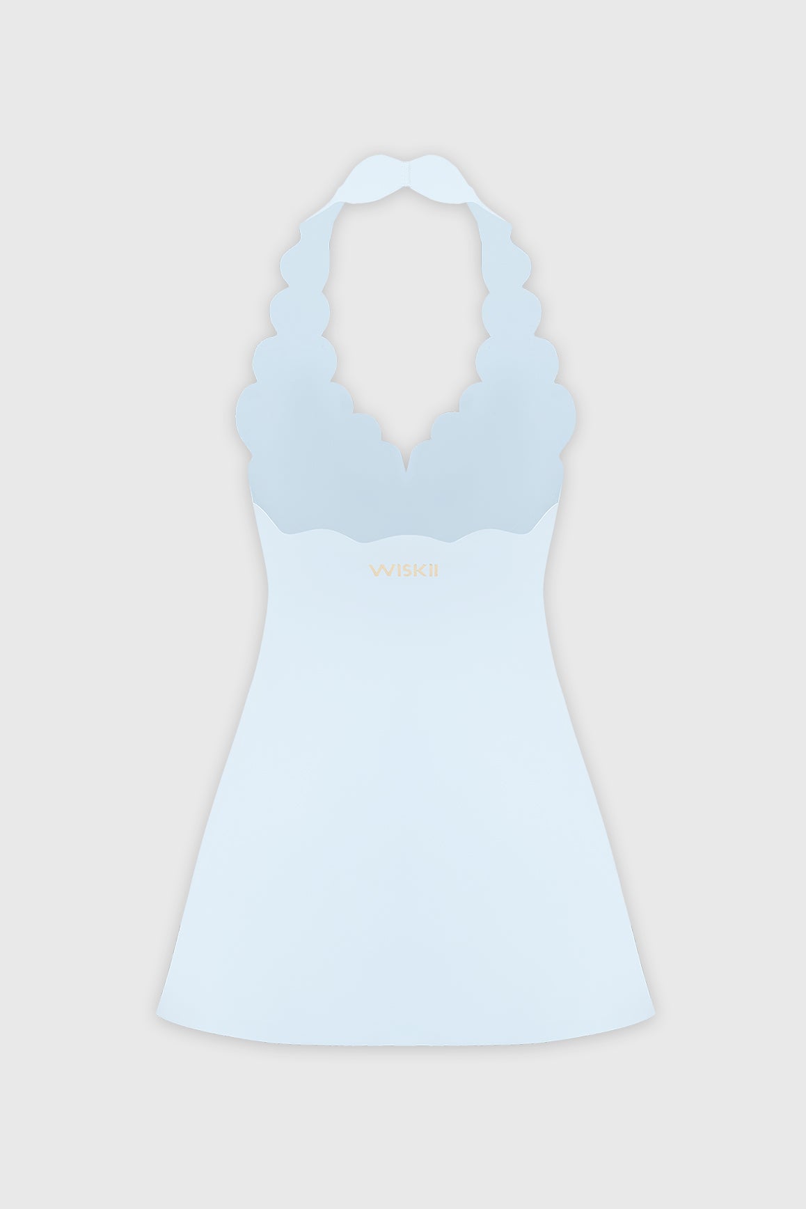 Riviera Scallop-Halter Dress
