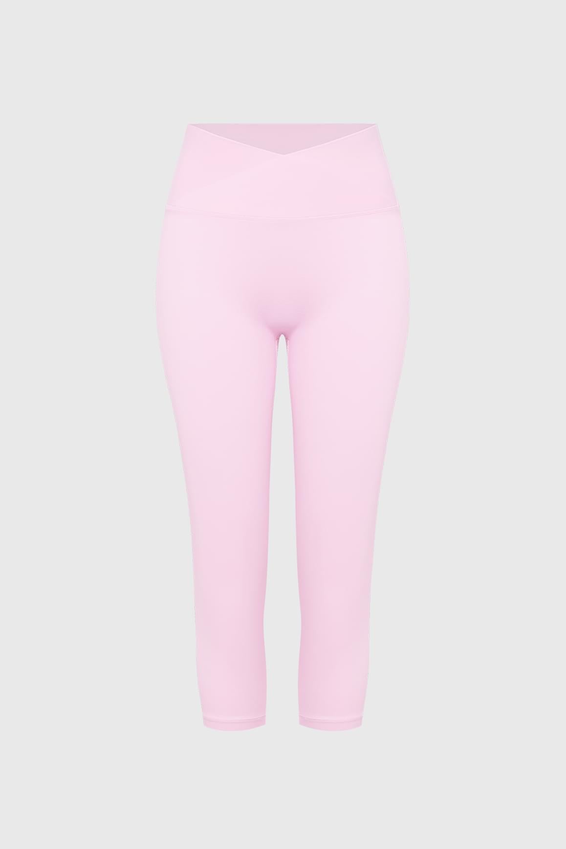 V-Waist Scrunch Capri Legging