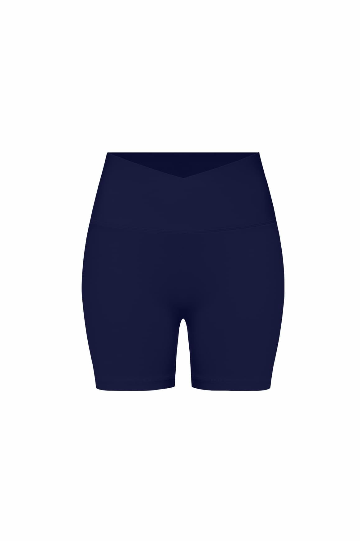 WISKII Riviera V-Waist Scrunch Shorts in lightweight fabric, featuring a V-shaped waistband and scrunch detail, casual summer style.