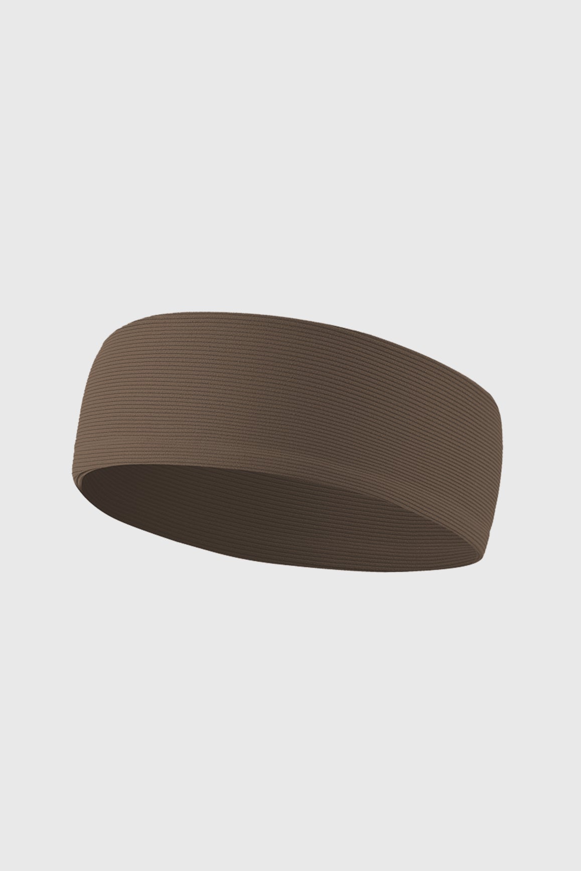 WISKII elastic sport headband in desert truffle color, designed for active accessories and workout comfort.