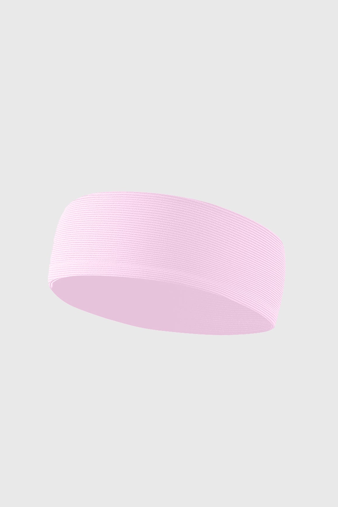 Pink elastic sport headband by WISKII, designed as a comfortable accessory for active wear and workouts.