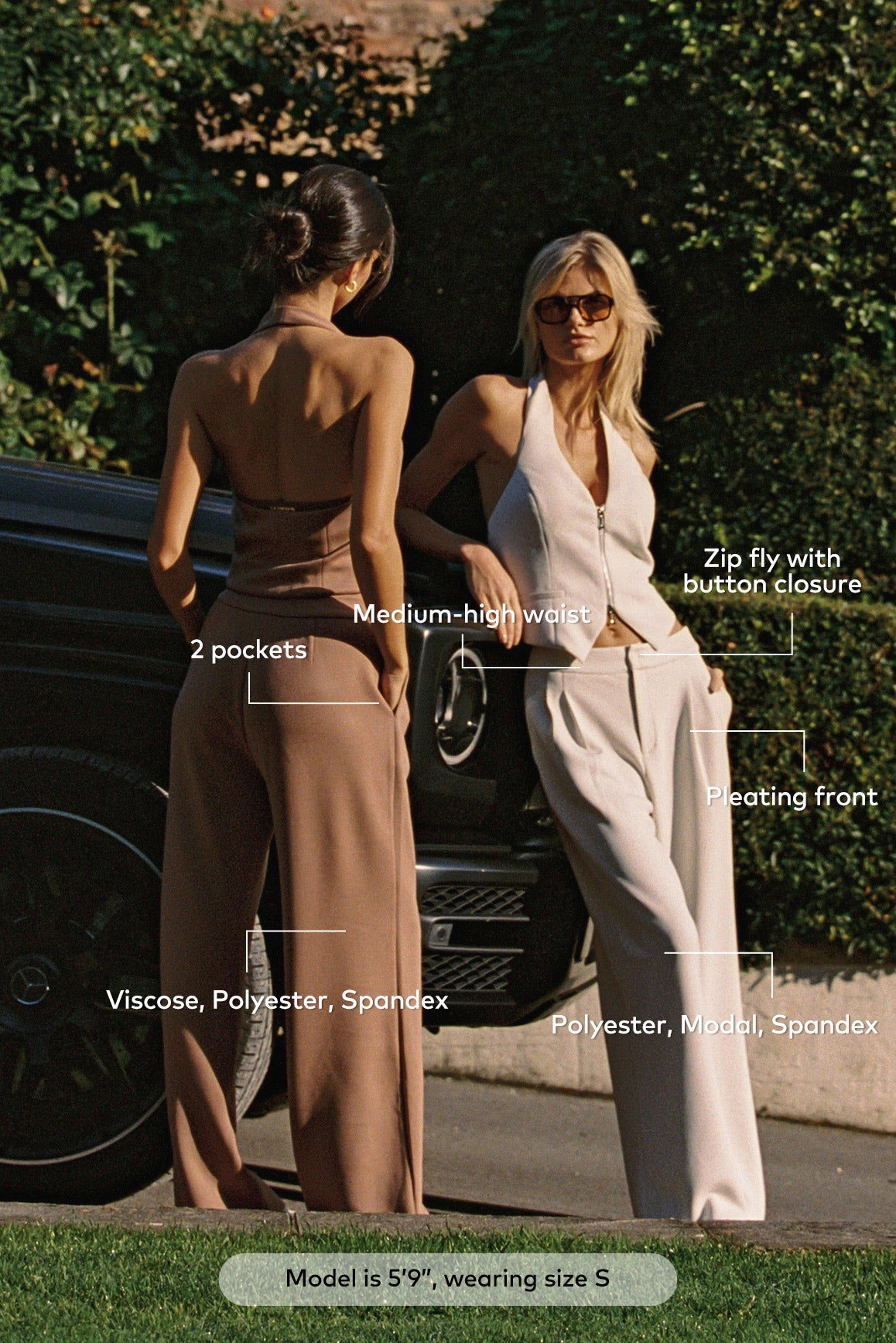 WISKII Solene Ease Trousers, stylish and comfortable active pants with a relaxed fit, shown in a versatile color.