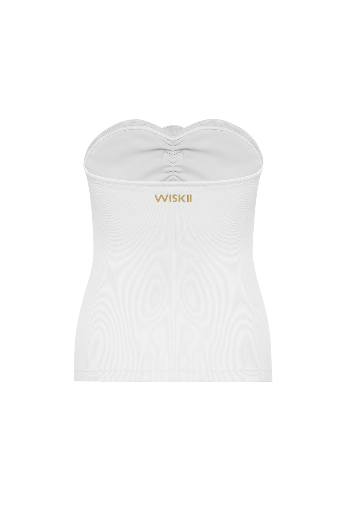 WISKII Strapless Floral Tank Top | white tank top | WISKII Active