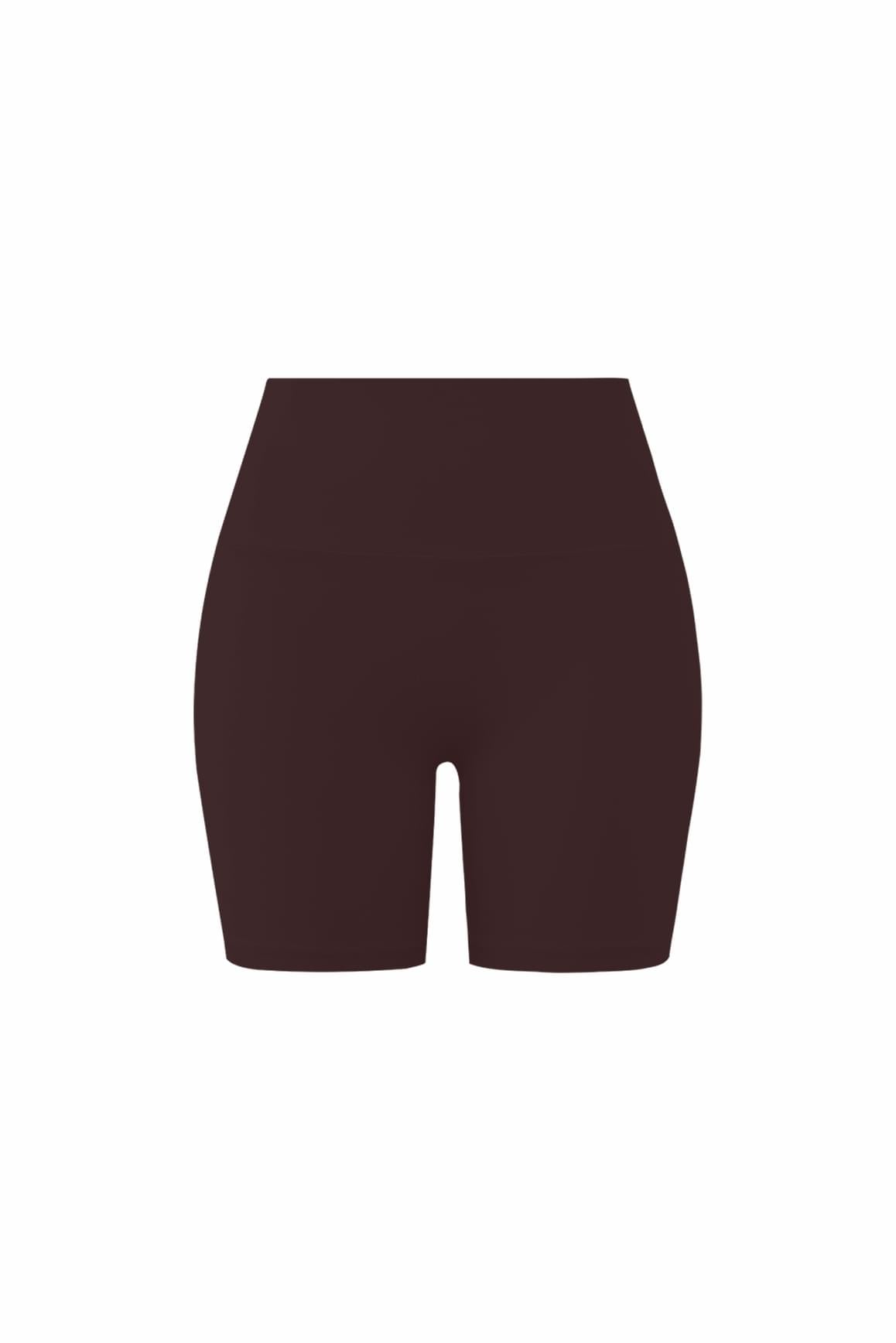 WISKII high-waist Vigor scrunch shorts in vibrant color, featuring a fitted design and comfortable high-rise fit.