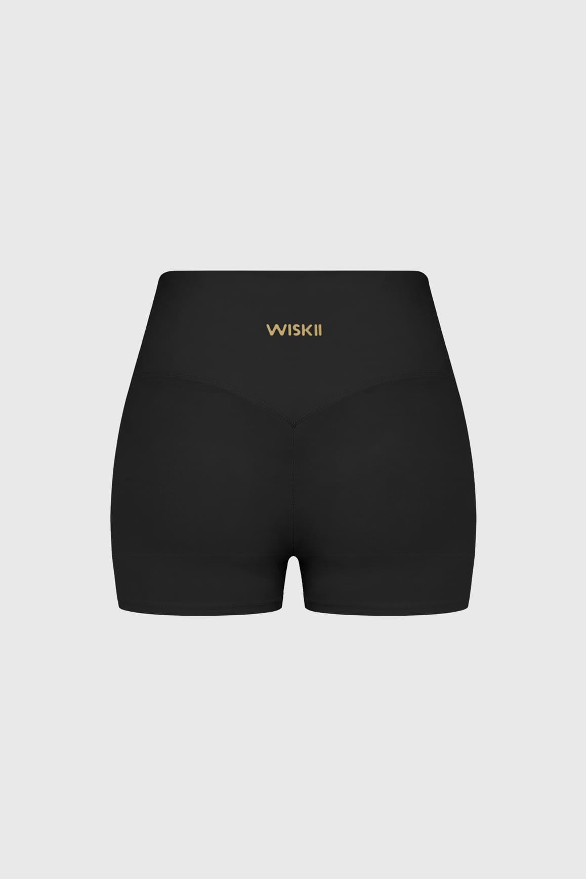 WISKII Riviera 高腰抽褶短褲,採用輕薄面料,具備舒適高腰設計與時尚抽褶細節
