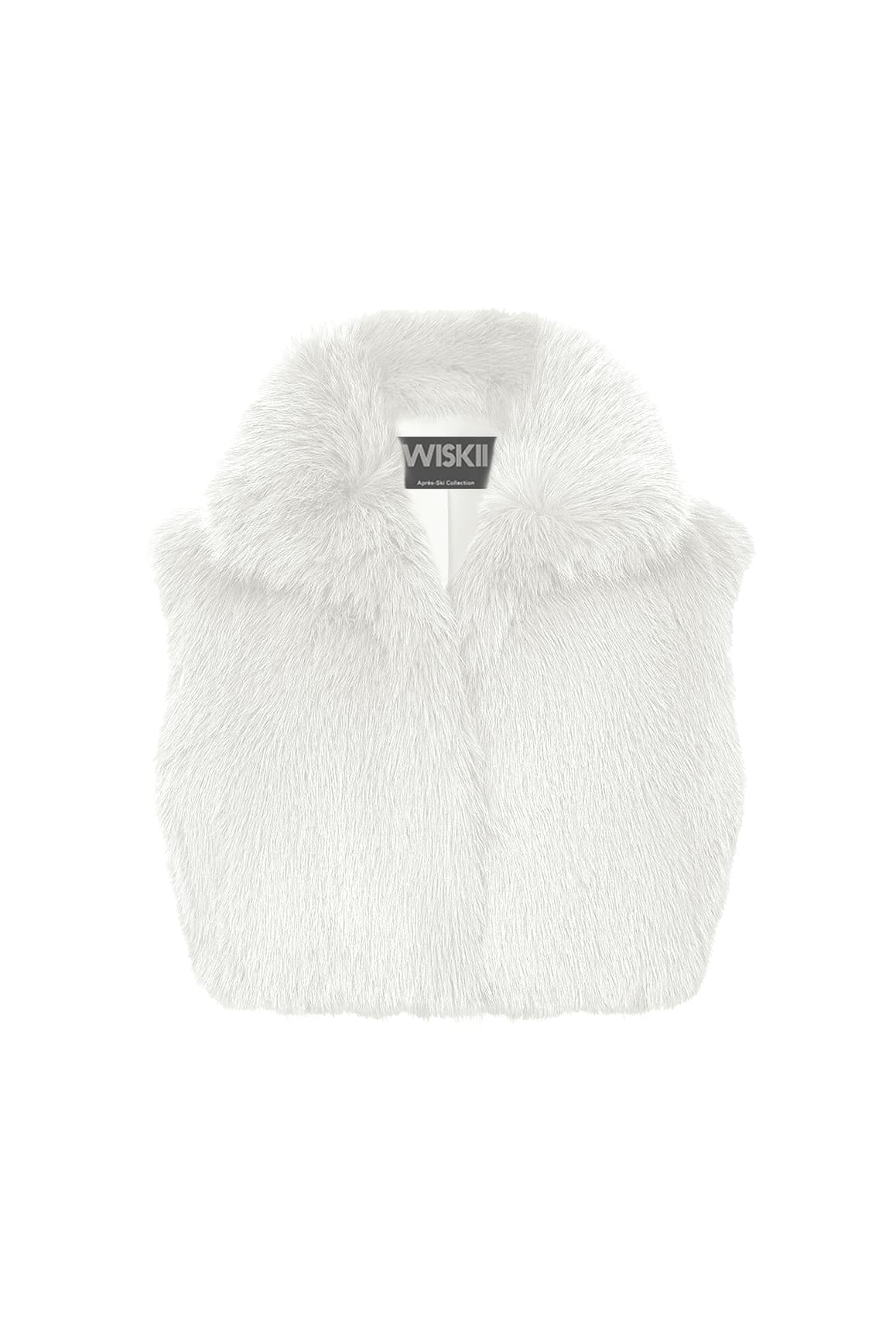 Alpine Cloud Faux Fur Vest - WISKIIWS654clouddancerS