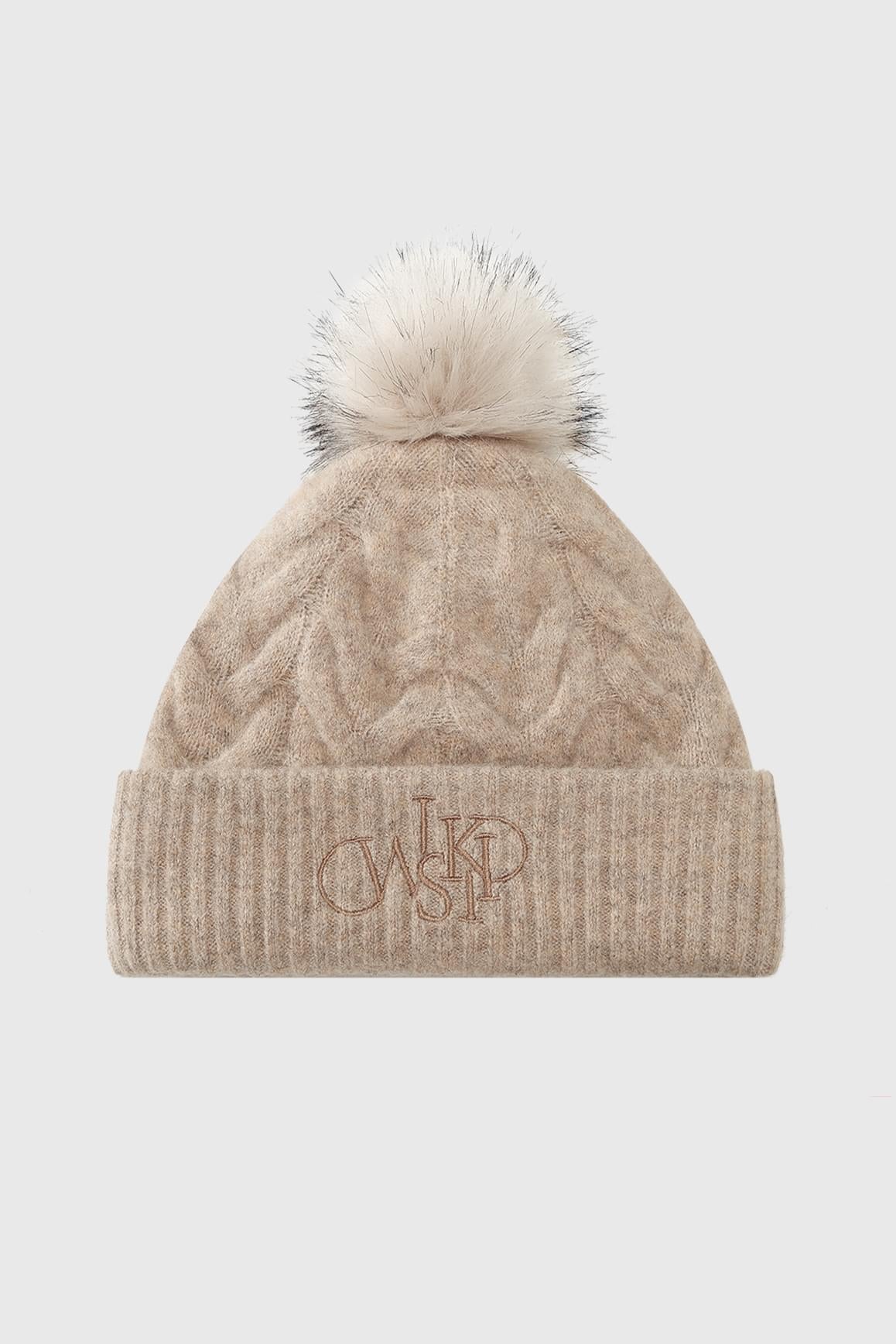 Chunky Cable Knit Beanie - WISKIIWS010desertbloomF