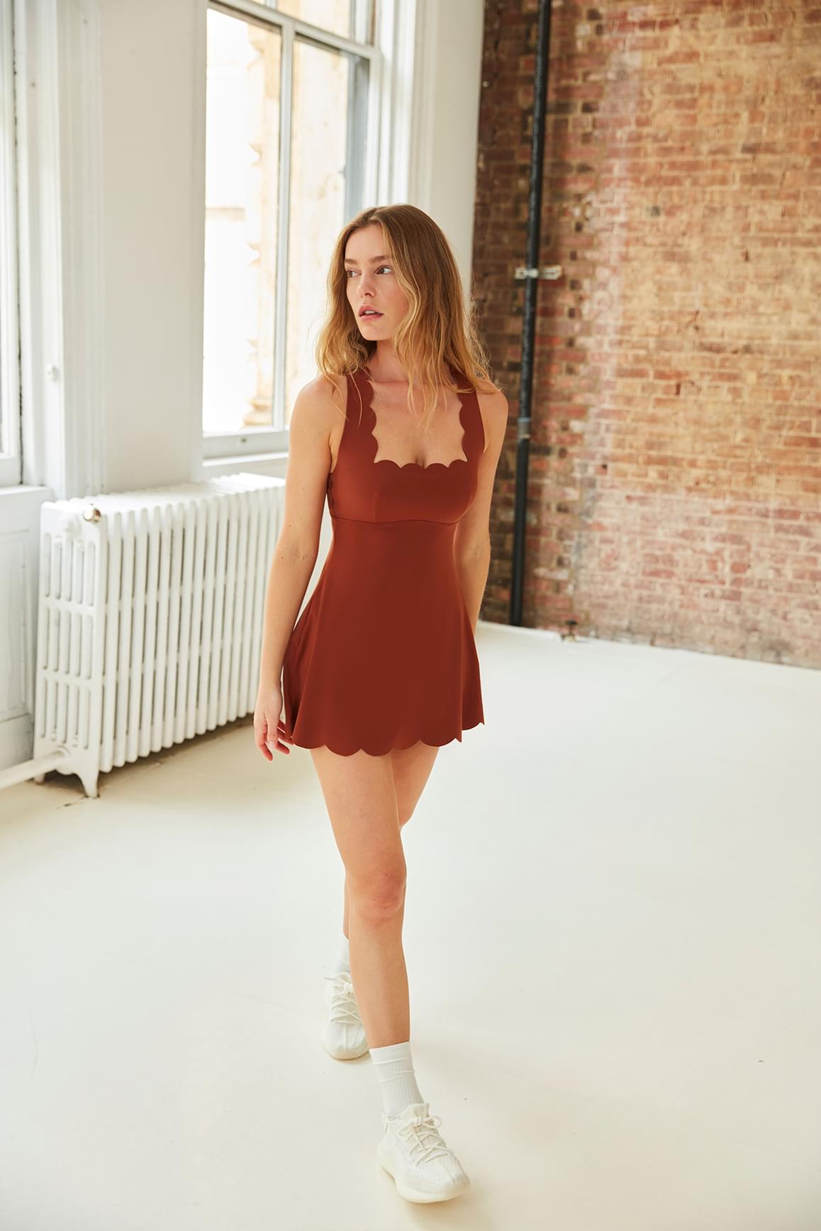 Cross Back Tennis Dress - WISKIIWS208coconutshellS