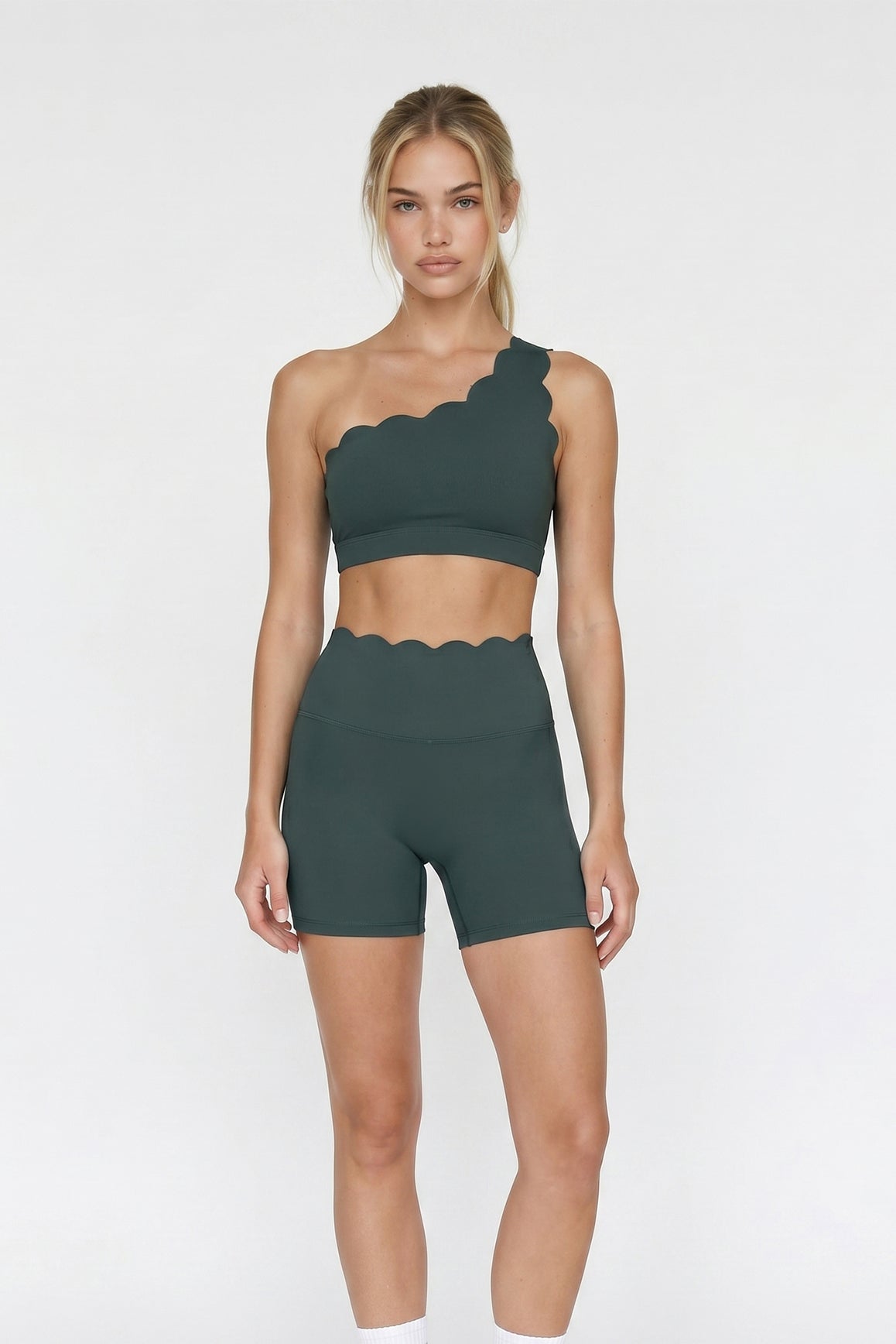 Dynamic One Shoulder Sports Bra - WISKII - Sports Bra