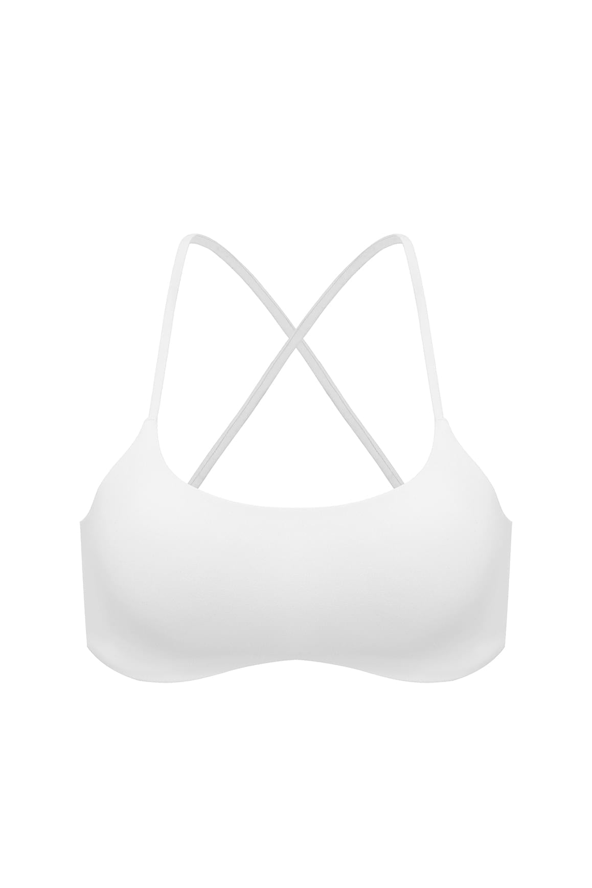 Minimal Crossback Bra - WISKIIWS513ivoryS