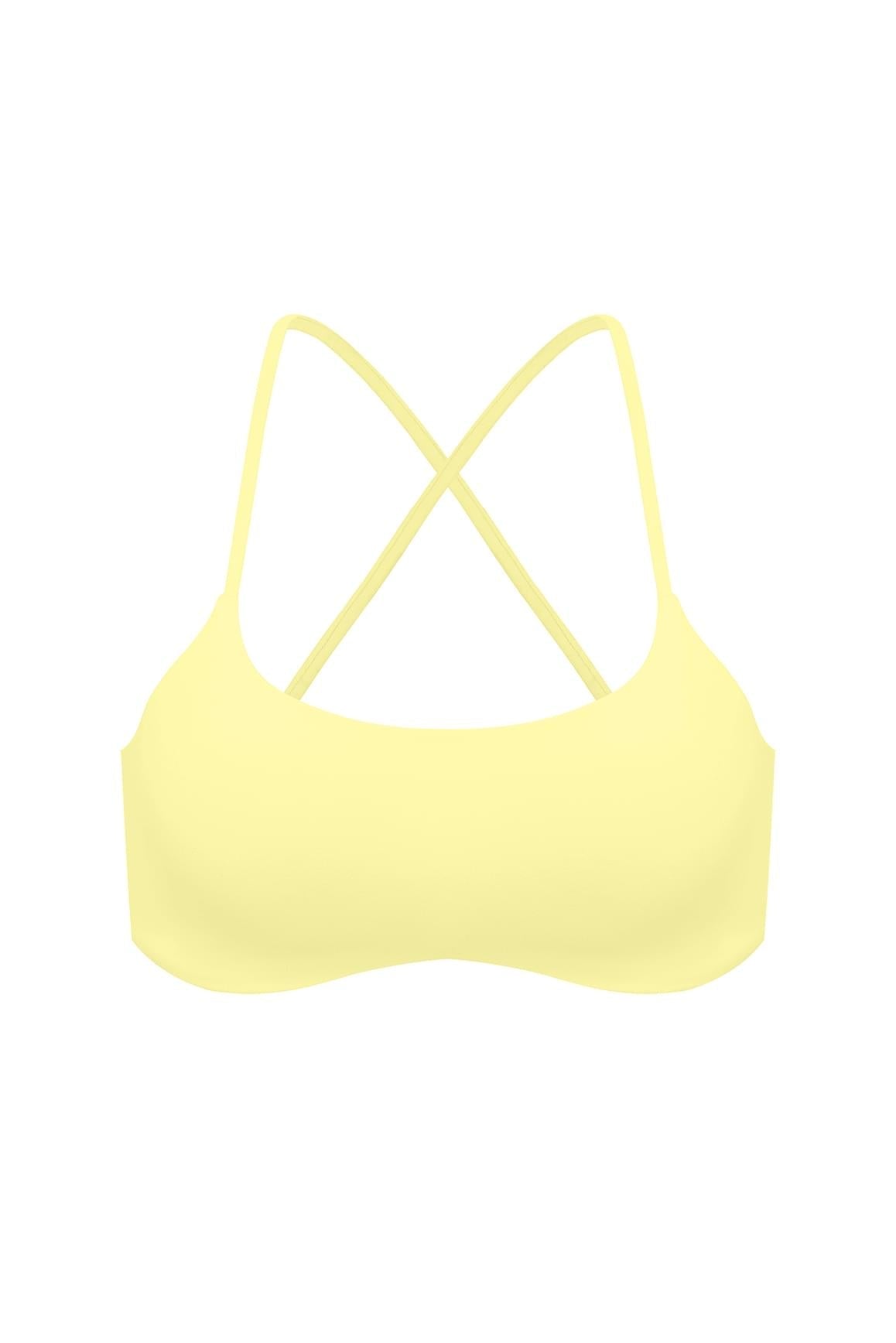 Minimal Crossback Bra - WISKIIWS513lemonS
