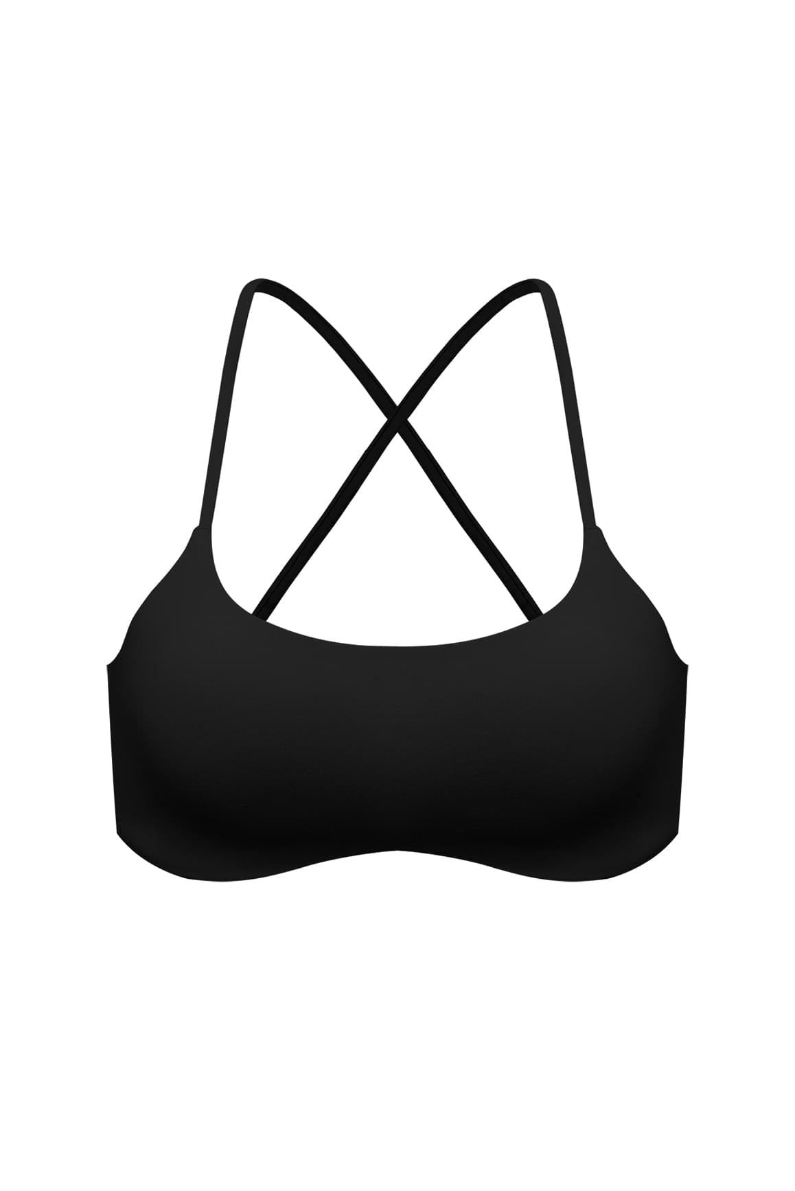 Minimal Crossback Bra - WISKIIWS513blackS