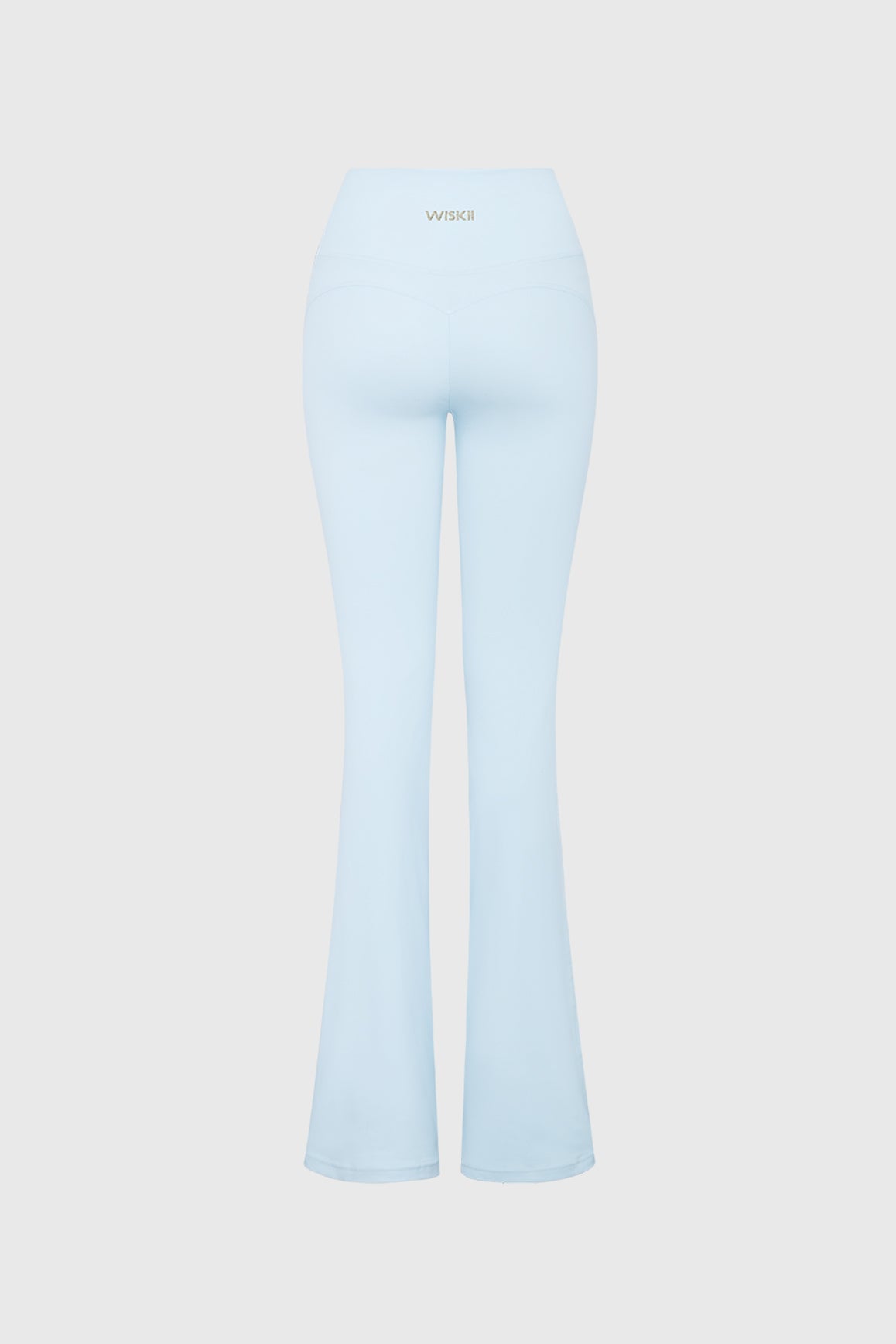 Pleated Cross-Front Scrunch Flare Leggings - WISKII - Leggings