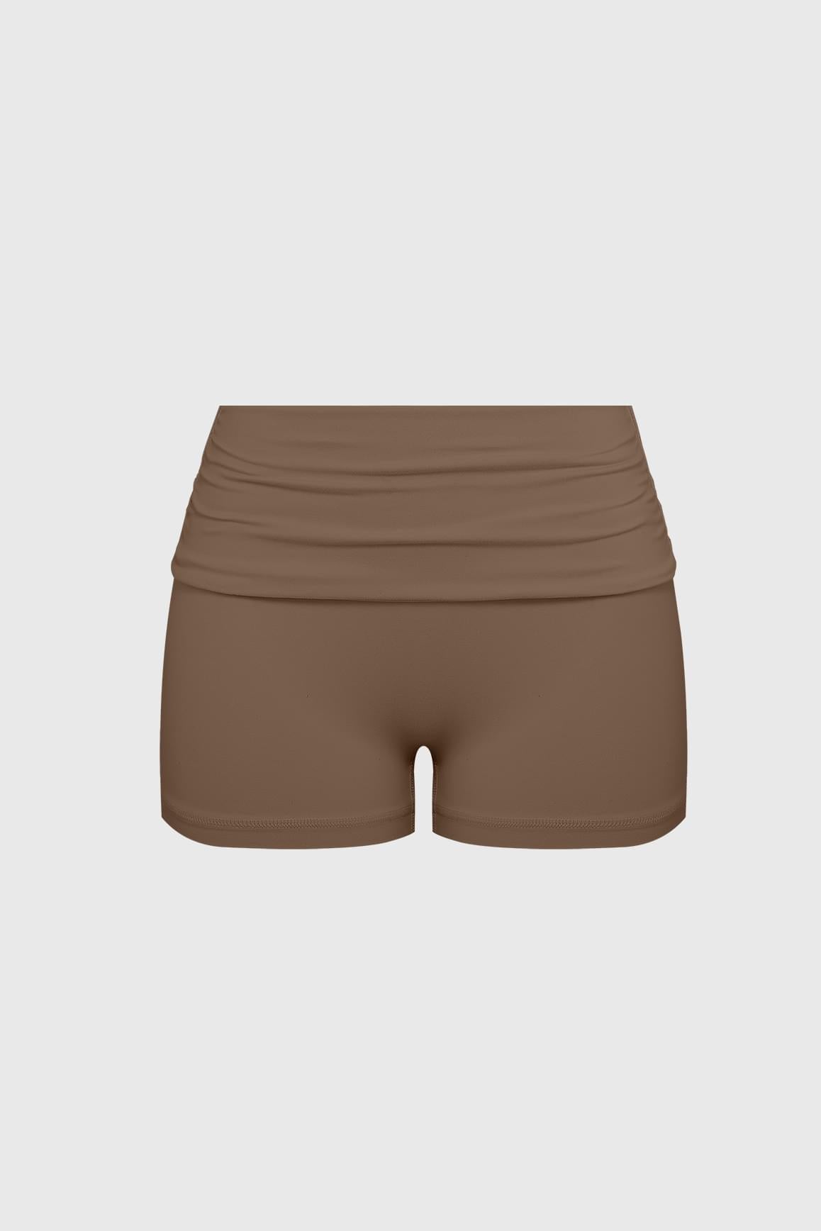 Riviera Low Rise Scrunch Short - WISKIIWS696deserttruffleS