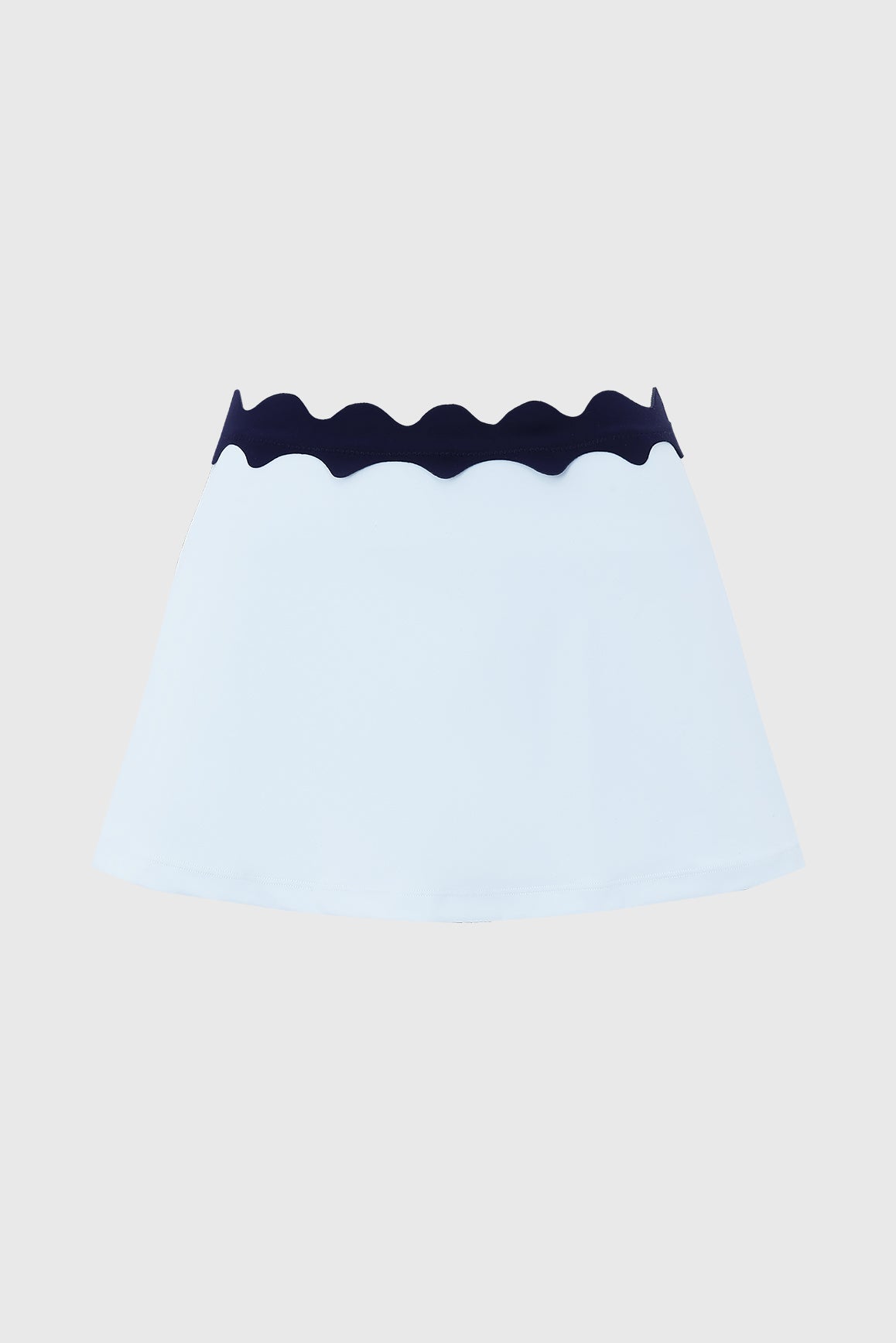 Riviera Scallop Contrast Skirt - WISKIIWS680caprimidnightS