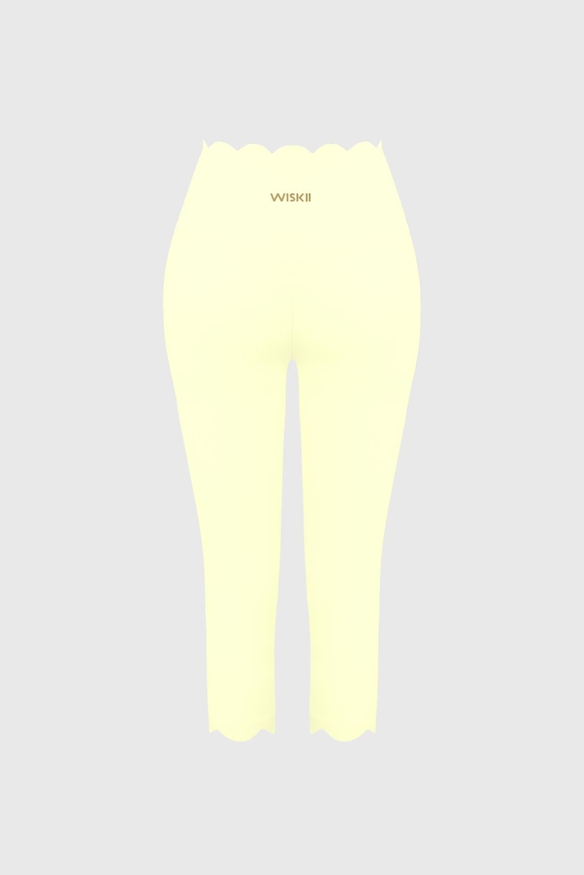Scallop Scrunch Capri Legging - WISKIIWS706limoncelloS