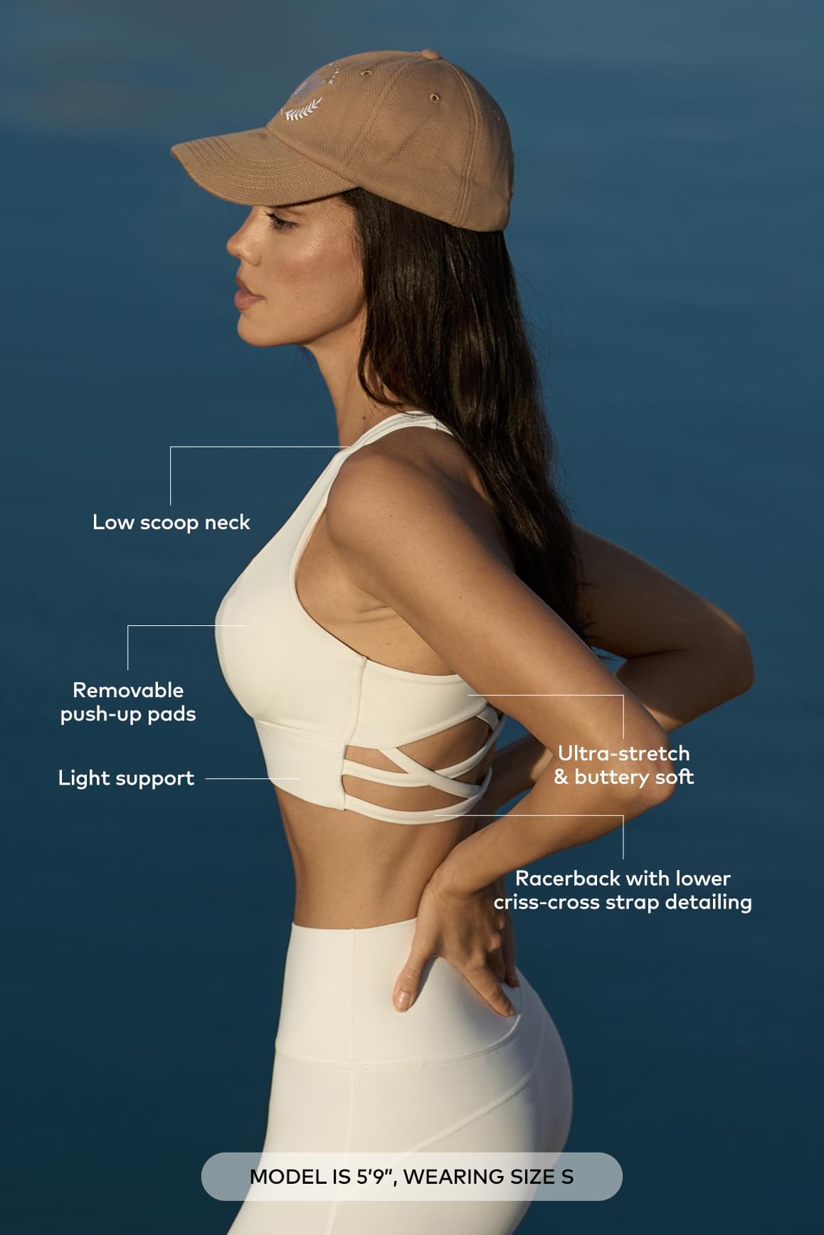 Sweetheart Bra Tank - WISKIIWS239ivoryS