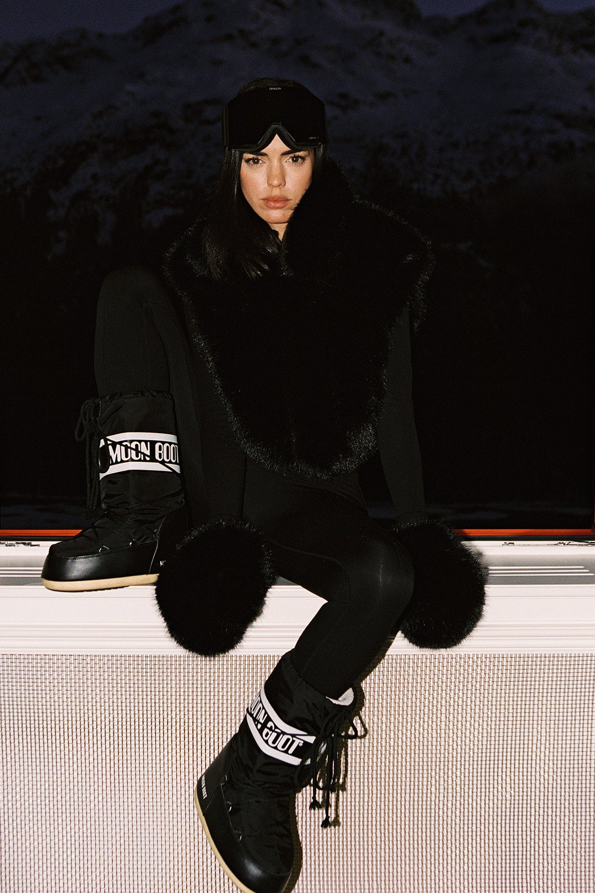 Frost Faux Fur Mittens