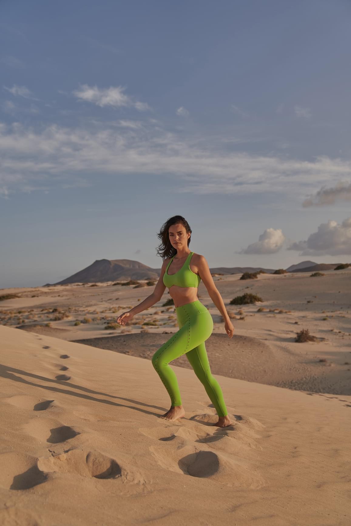 Ivory WISKII Training Laser Cut Leggings with stylish laser cut details and a comfortable fit for active wear.