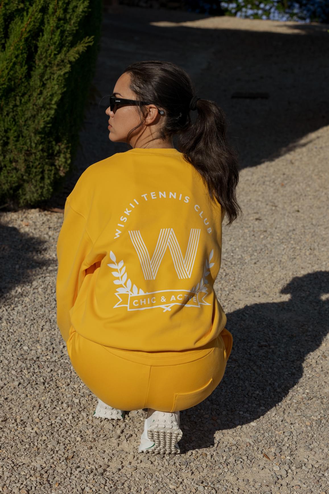 WISKII Casual V-Neck Sweatshirt.