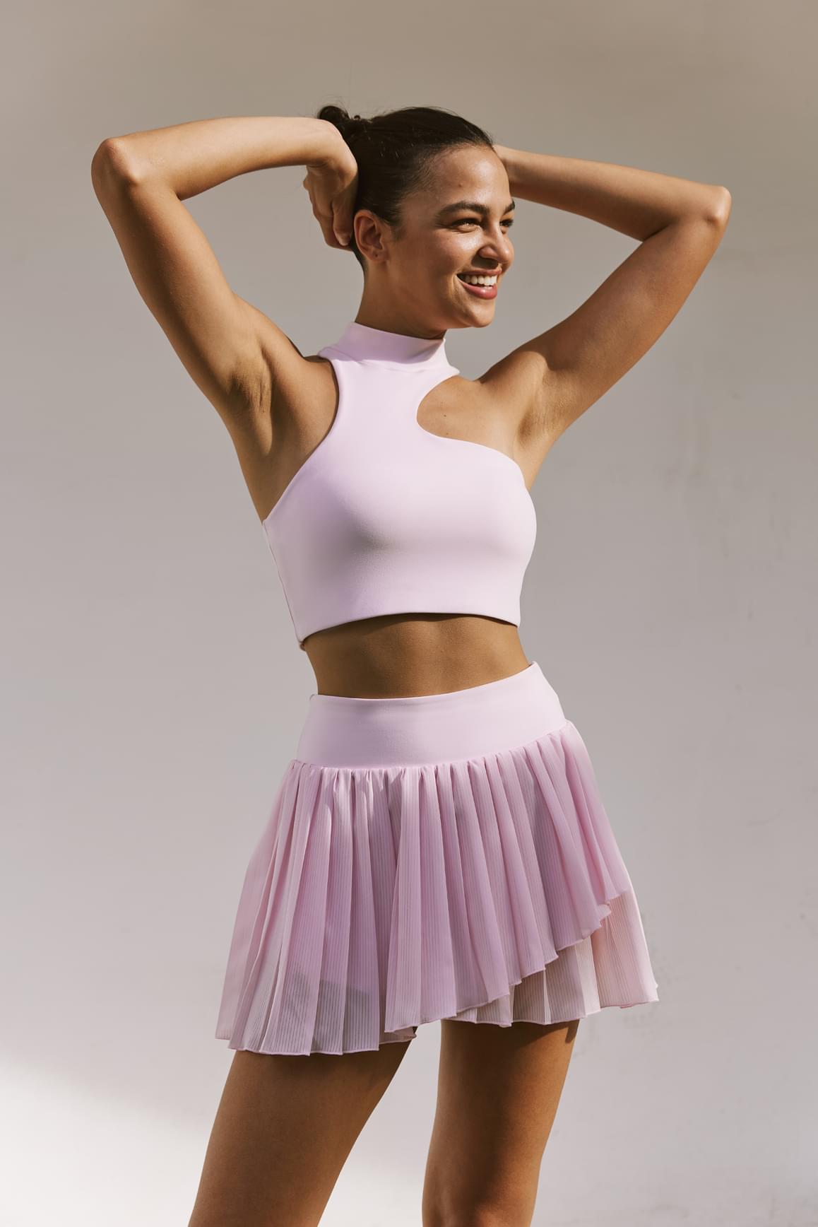 WISKII Pleated Skirt - WISKIIWS109balletblushS