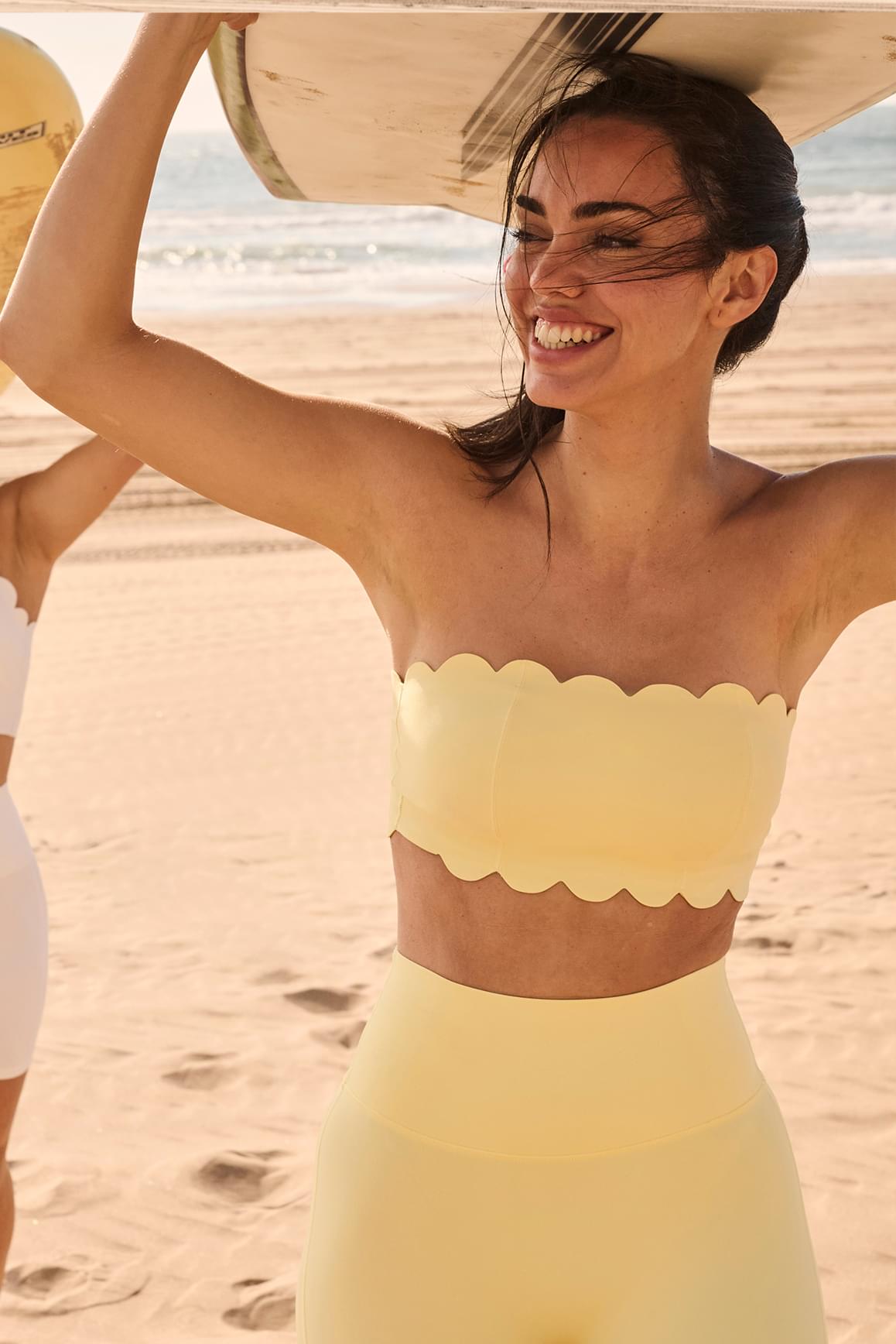 WISKII Scallop Strapless Bra - WISKIIWS367lemonS