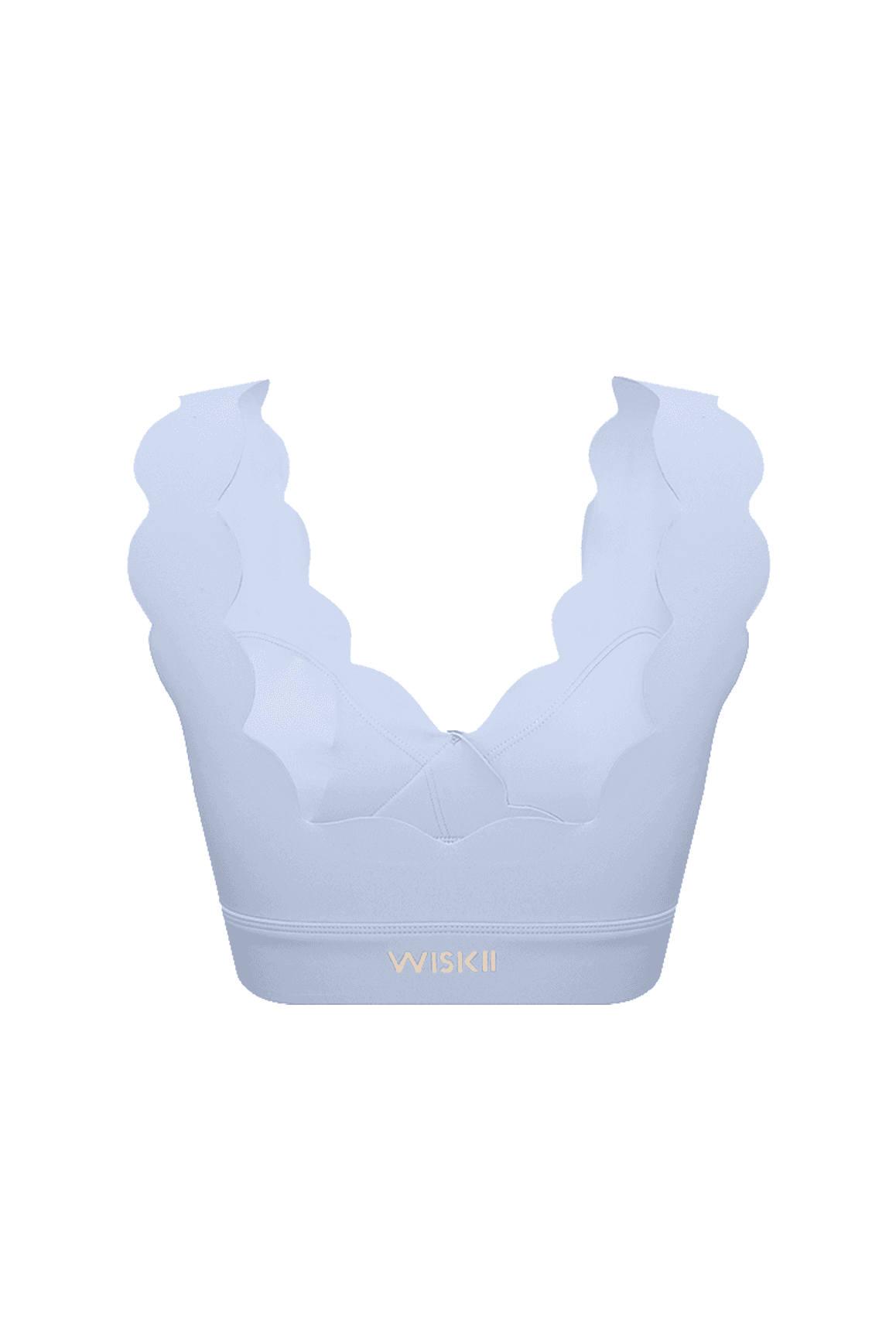 WISKII Soufflé 運動內衣(天藍色),輕盈且具支撐力,面料平滑舒適,穿著舒適貼身