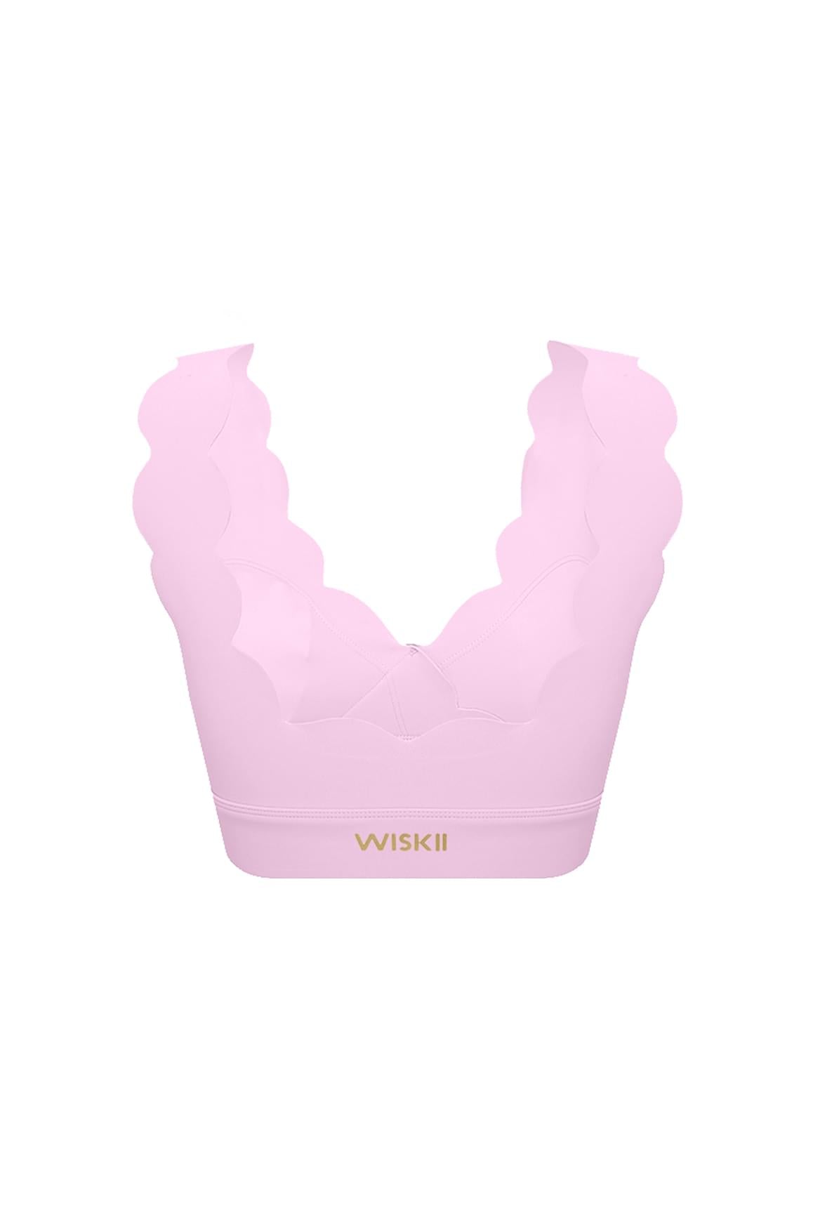 WISKII Soufflé 運動內衣,顏色為櫻花禪色,專為運動穿搭設計,具備支撐性合身剪裁與時尚運動內衣款式。
