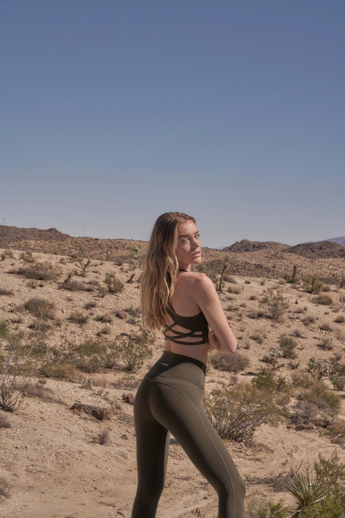 WISKII Sweetheart Bra Tank sports bra in ivory, featuring a flattering sweetheart neckline and supportive fit.