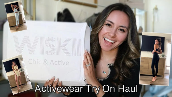 WISKII Activewear Try On  First Impressions, Unboxing, and Try On Haul!! 