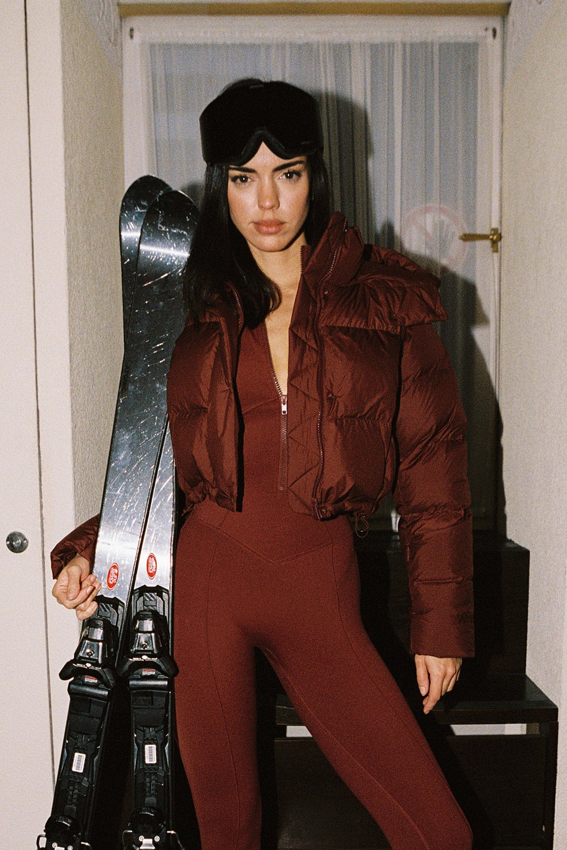 WISKII Cropped Convert Down Jacket