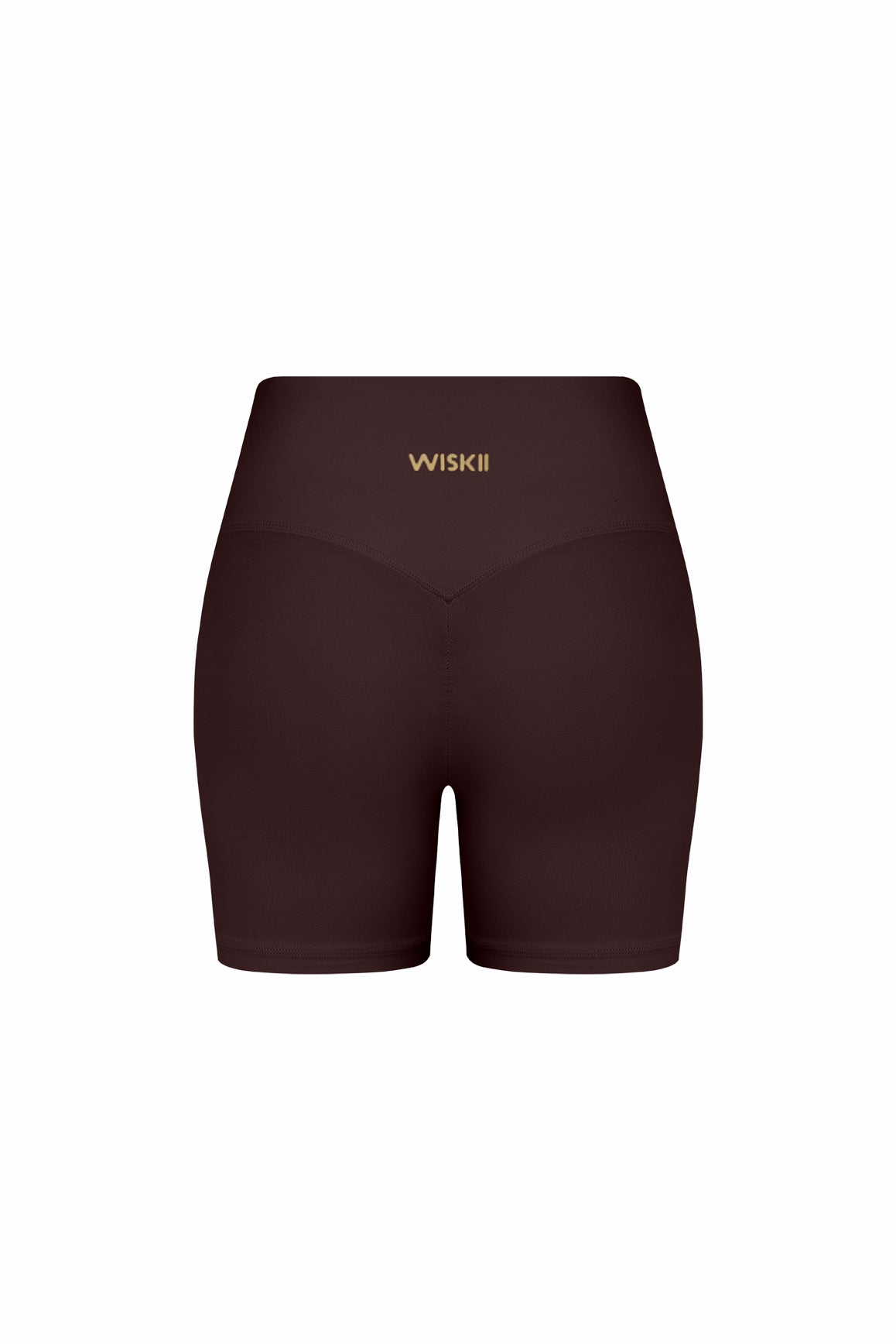 WISKII Riviera V-Waist Scrunch Shorts in a stylish design, featuring a high-waist fit and scrunch detailing.