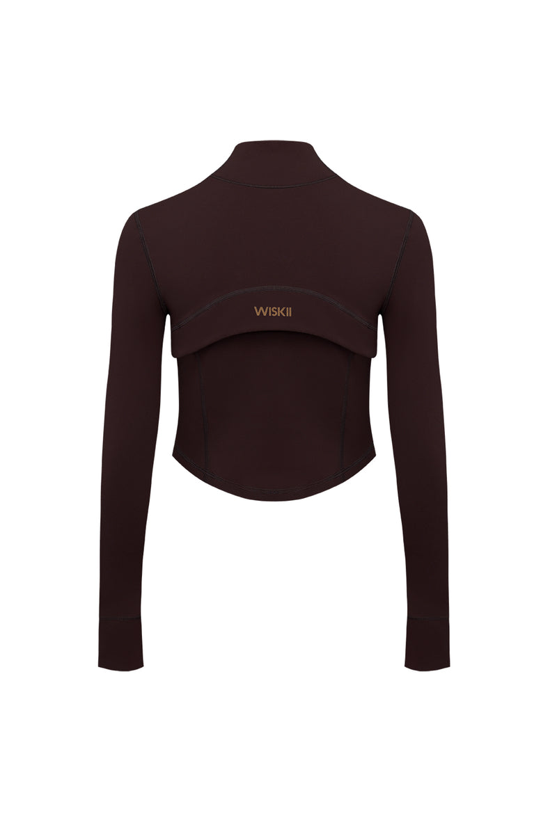 Hourglass Cropped Full Zip Jacket