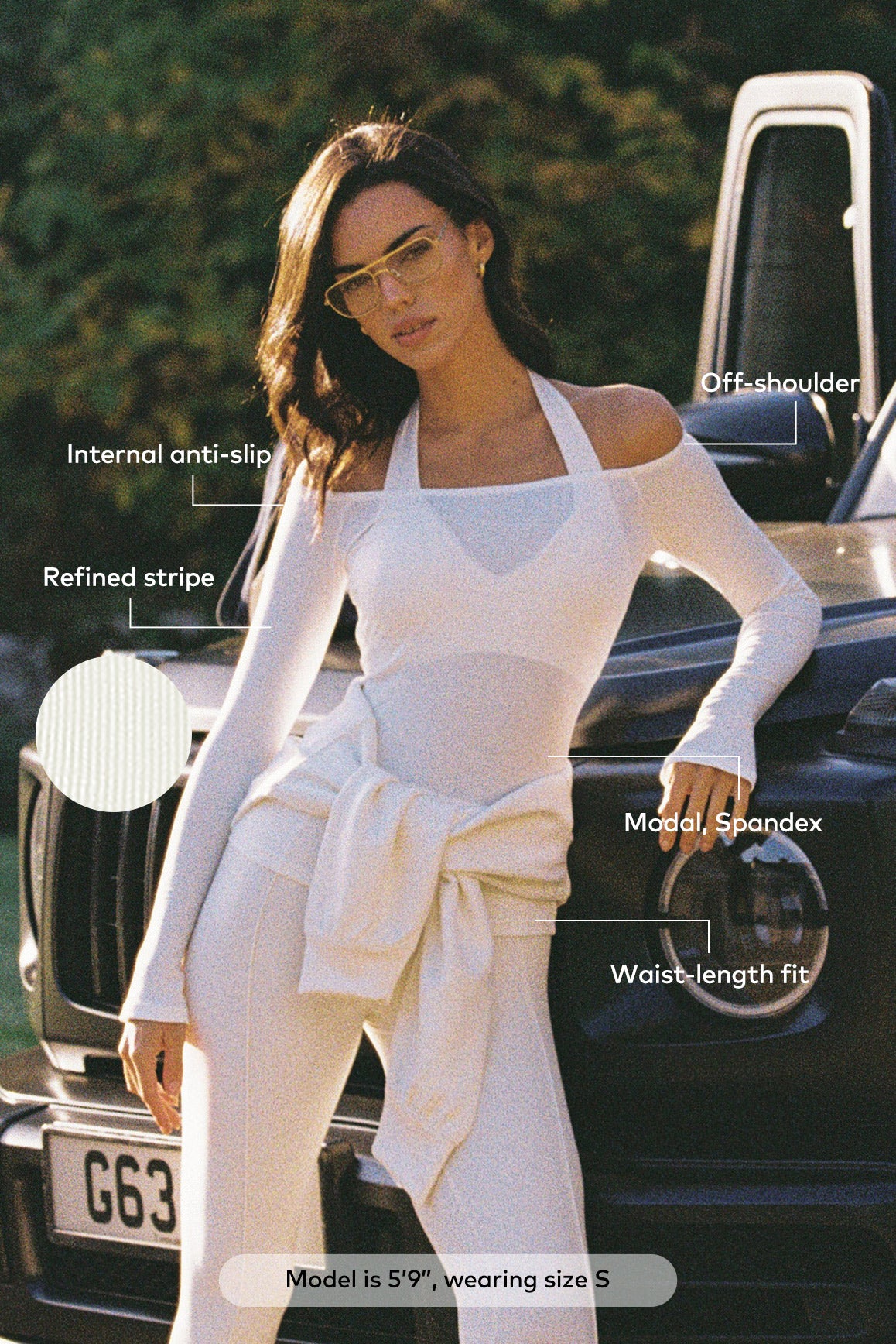 Sculpt Off-Shoulder Top