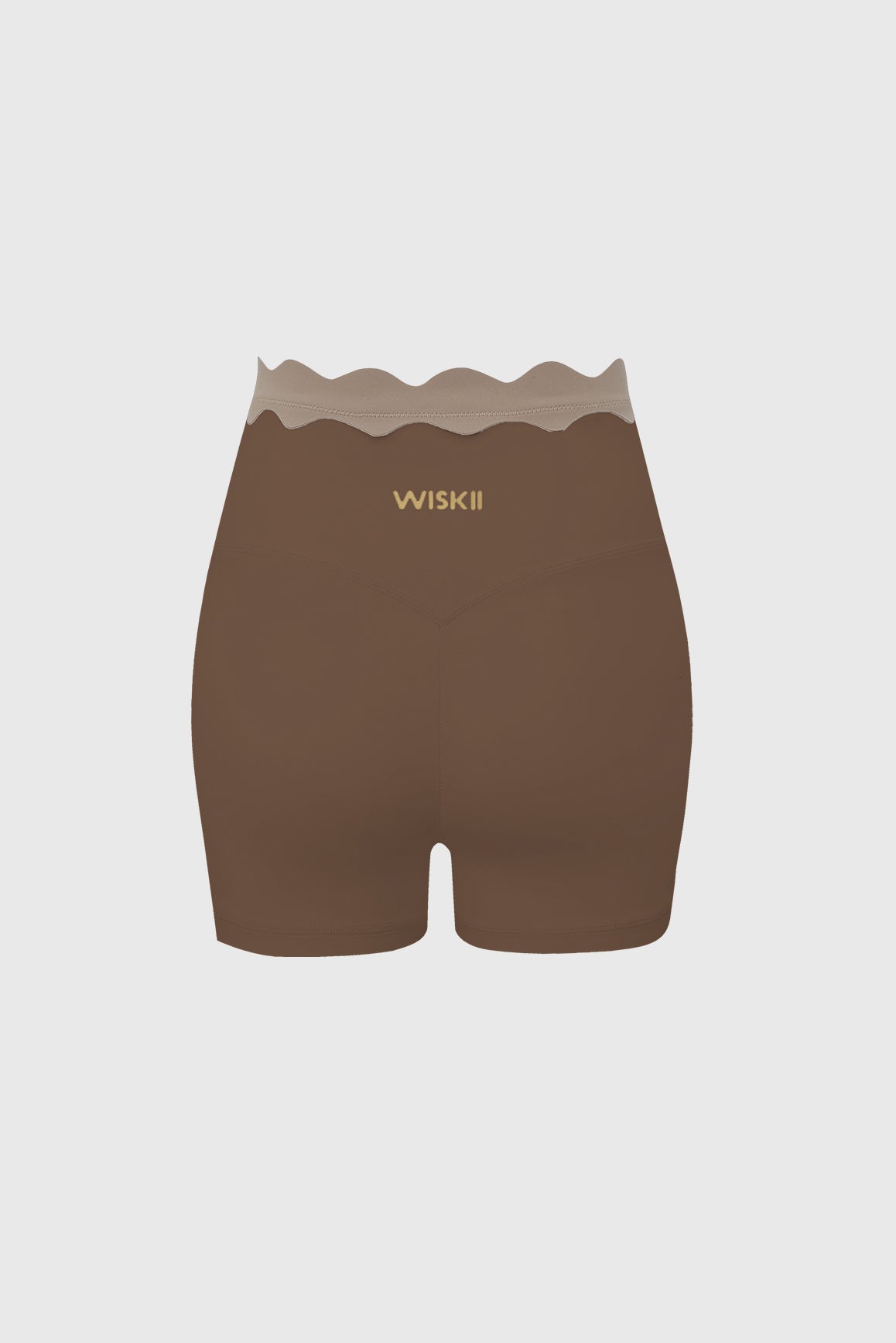 Contrast Scallop Scrunch Short
