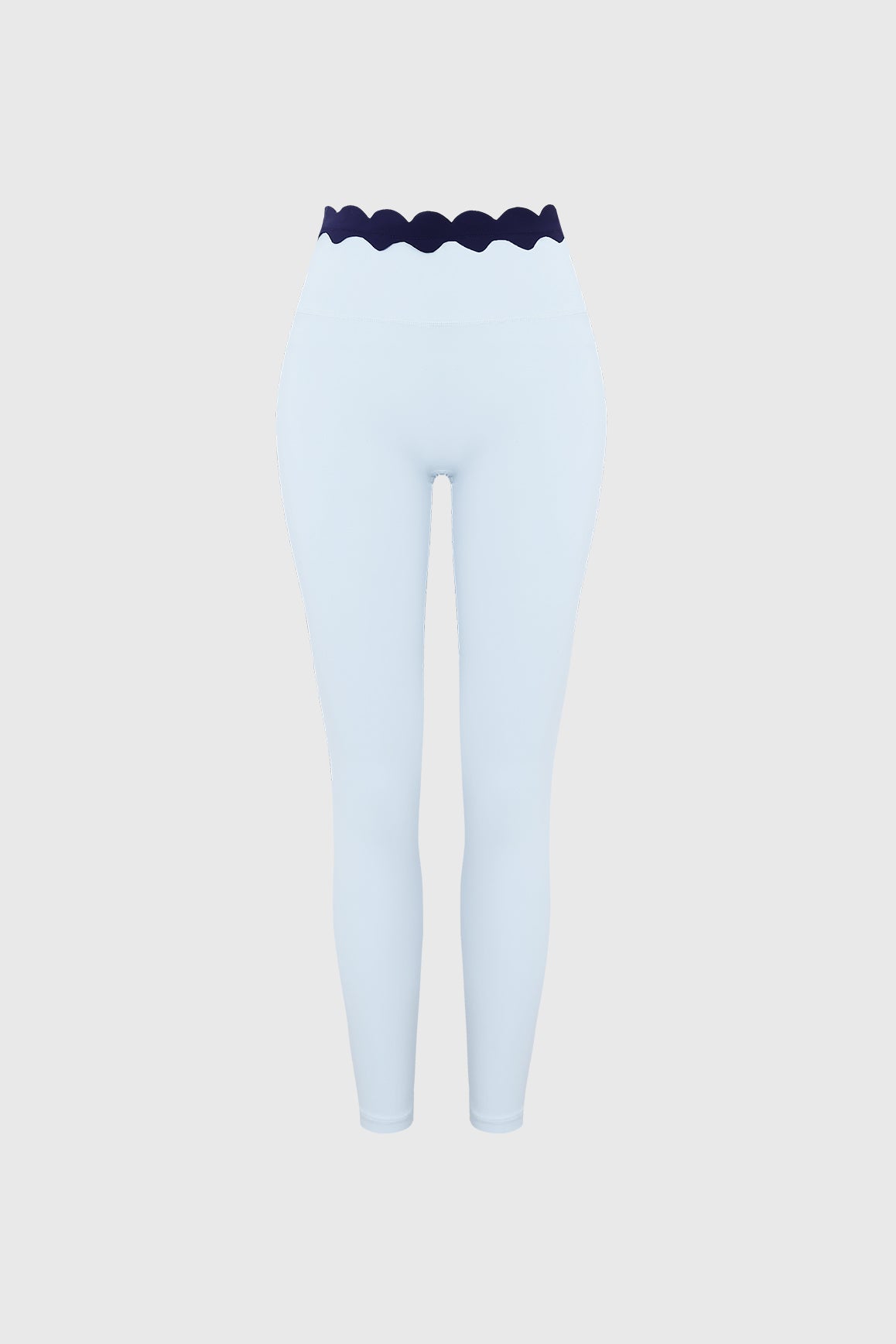 Scallop Contrast Scrunch Legging