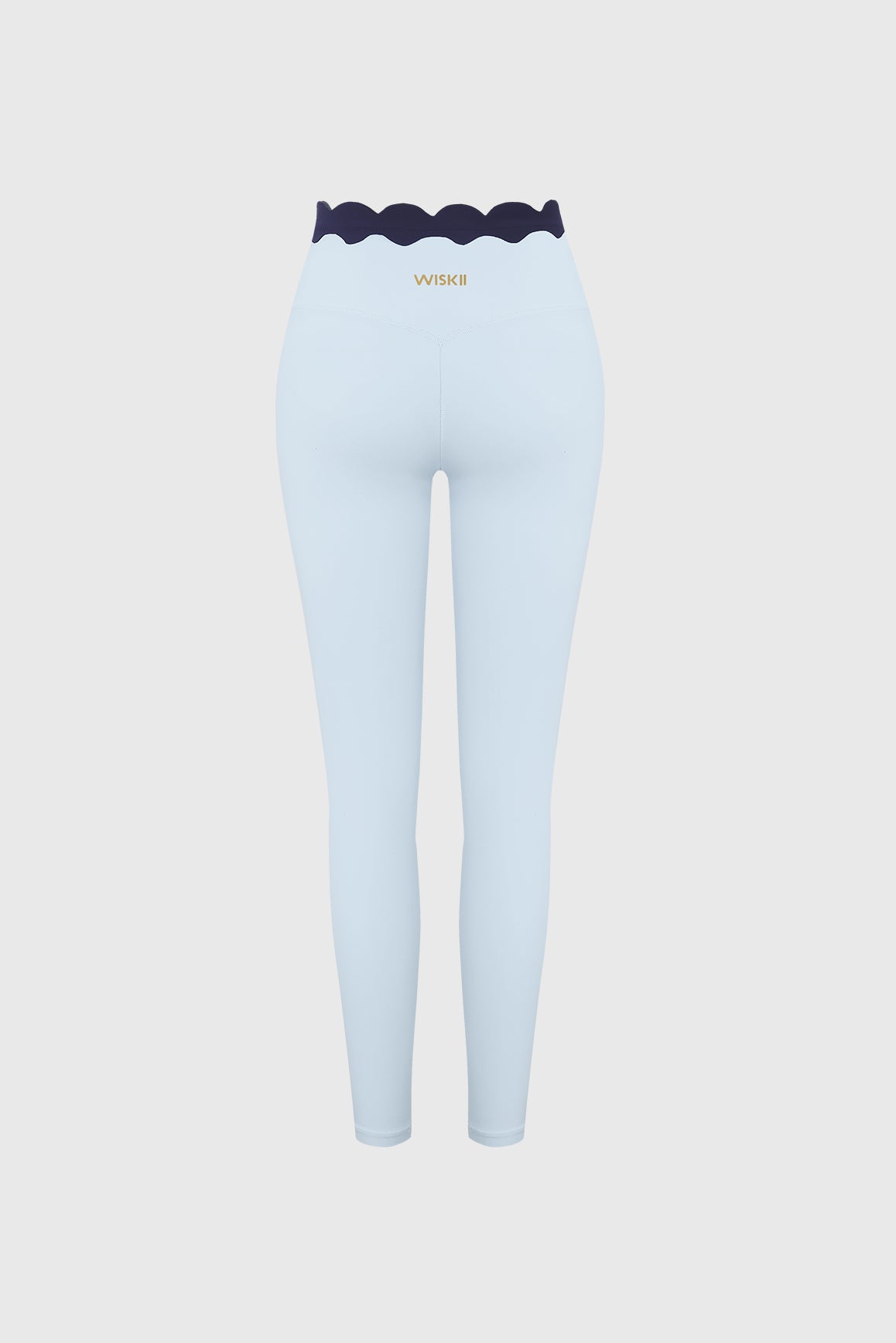 Scallop Contrast Scrunch Legging