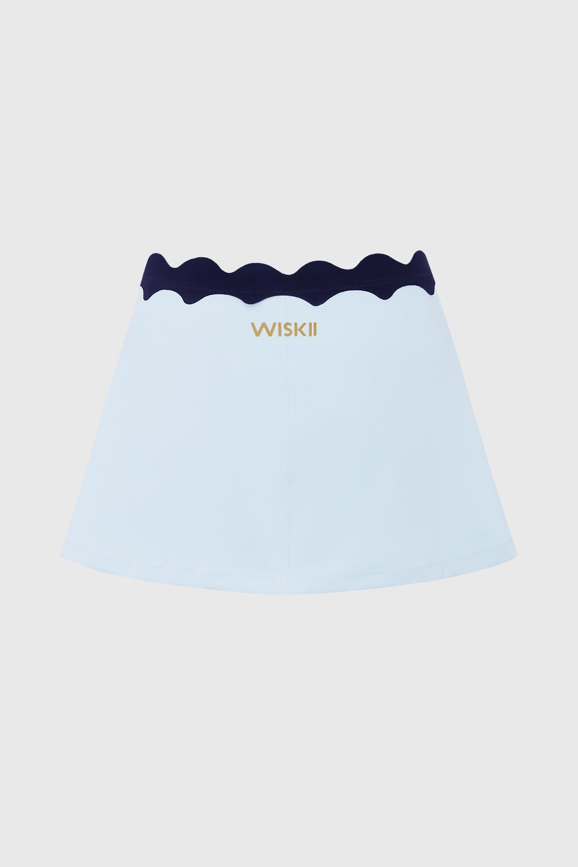 Riviera Scallop Contrast Skirt