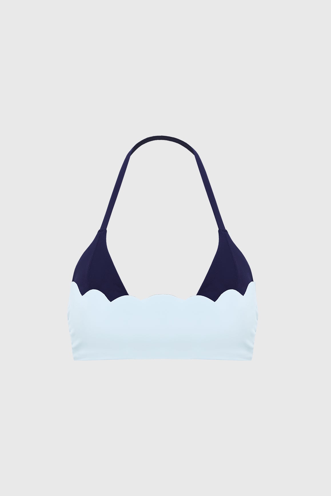 Scallop Contour Halter Bra