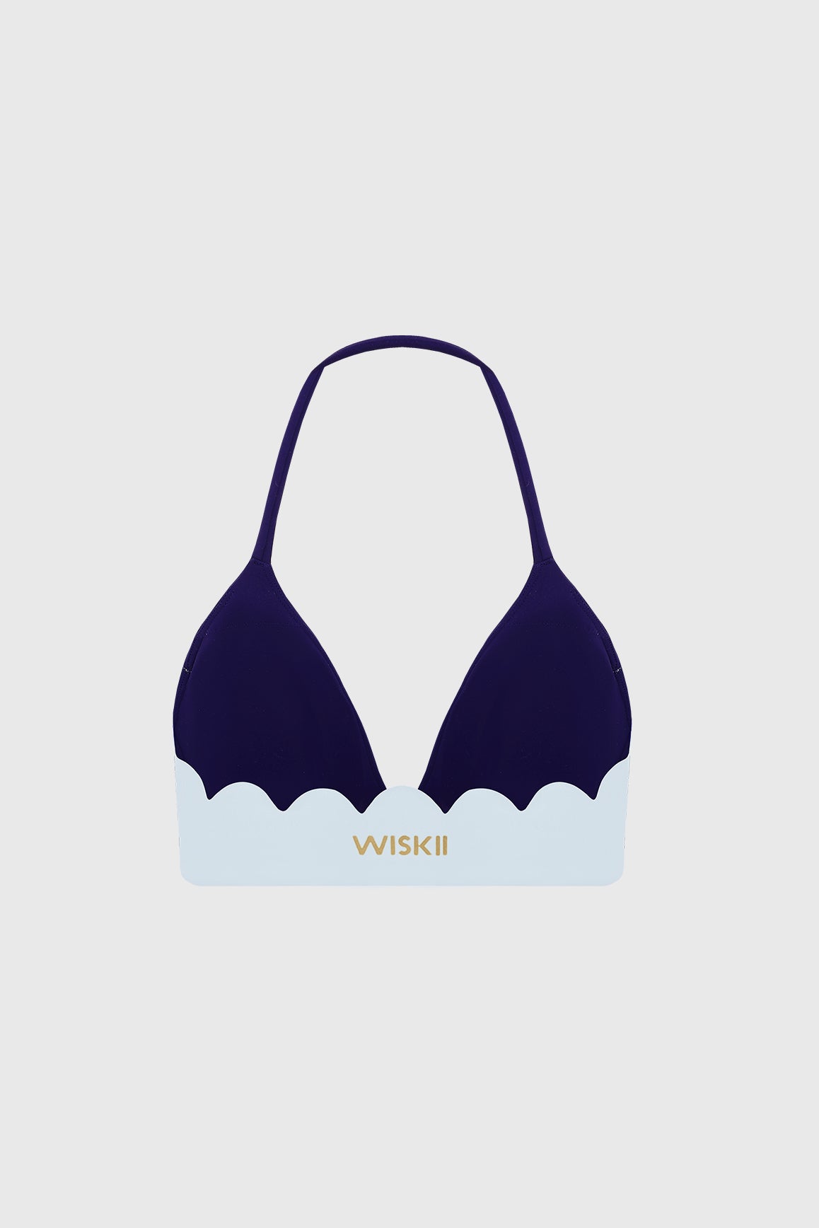 Scallop Contour Halter Bra
