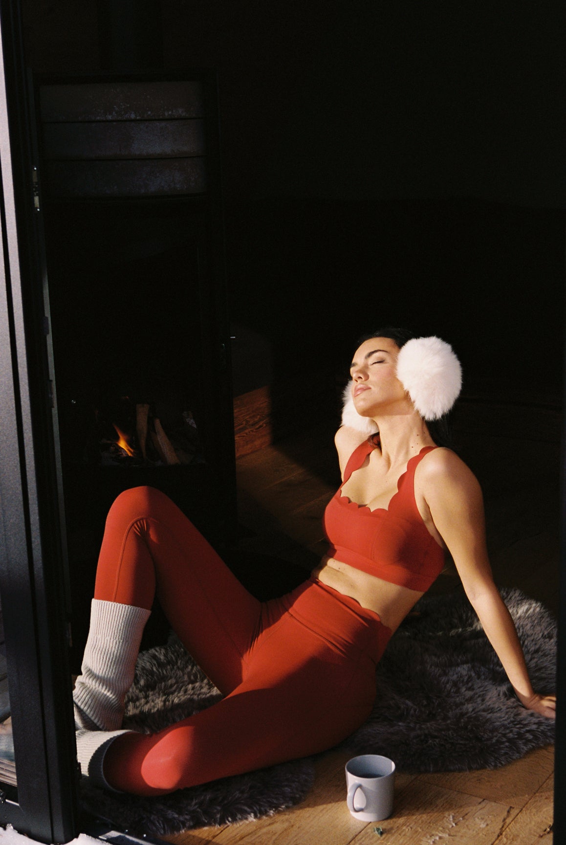 Model wears 7/8 High-Waist Energy Legging | WISKII ACTIVE