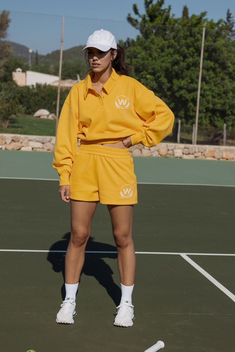 Polo Button Front Sweatshirt + WISKII Chill Sweat Short | WISKII ACTIVE