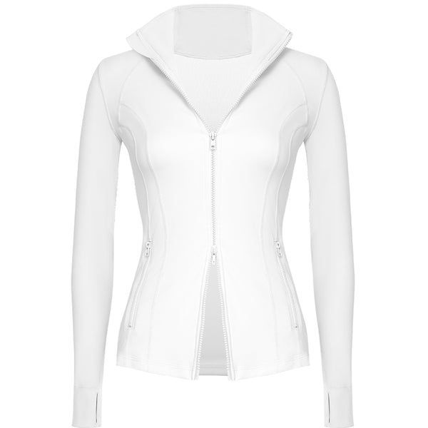 Double Zip Slim Fit Active Jacket | Women's Jacket | WISKII