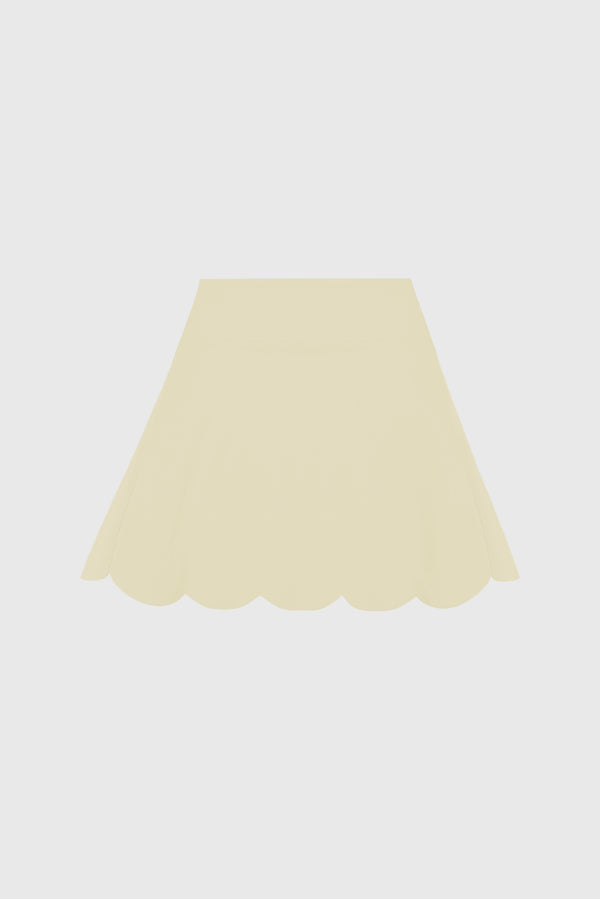 High-Waist A-line Tennis Skirt-purevanilla